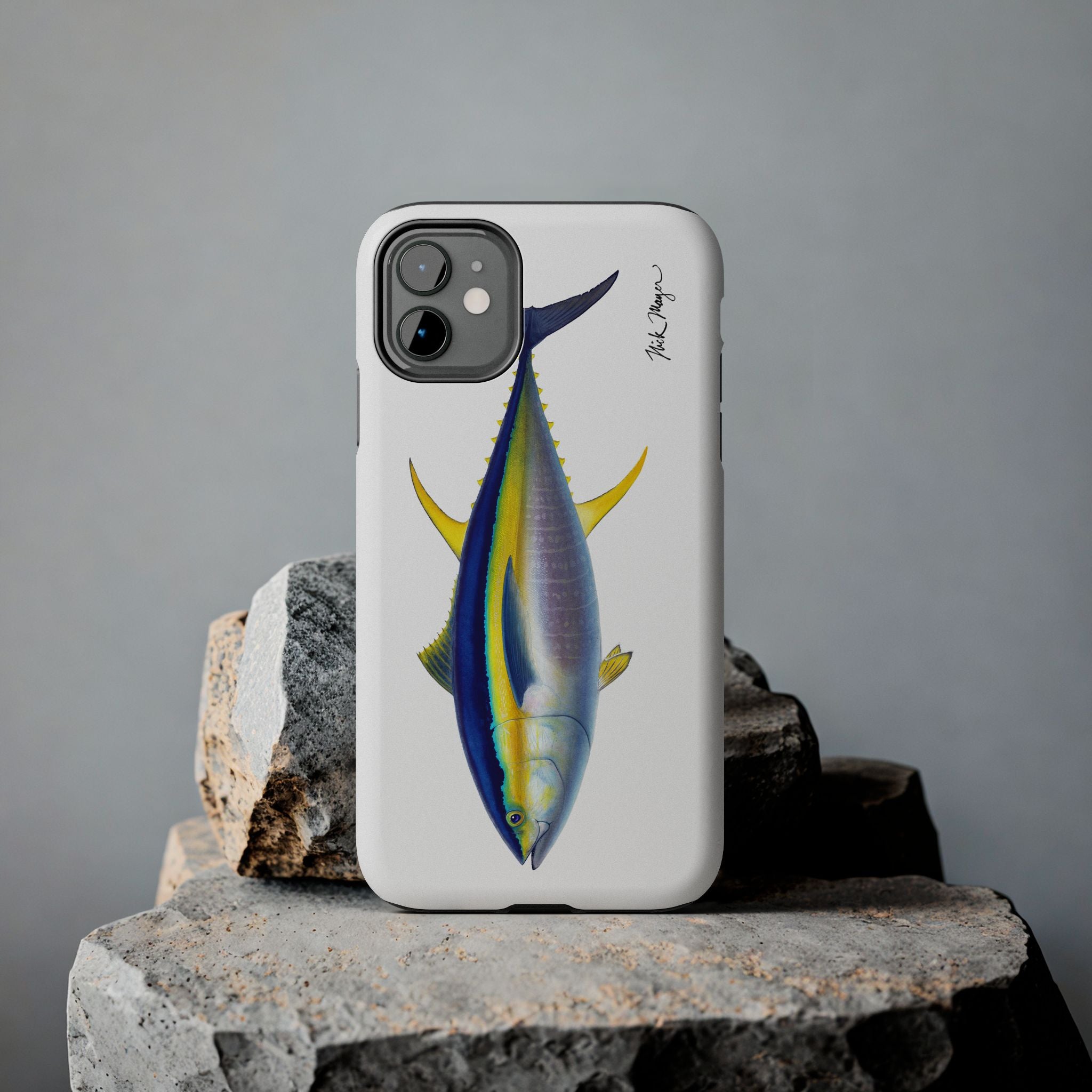 Yellowfin Tuna White Phone Case (iPhone)