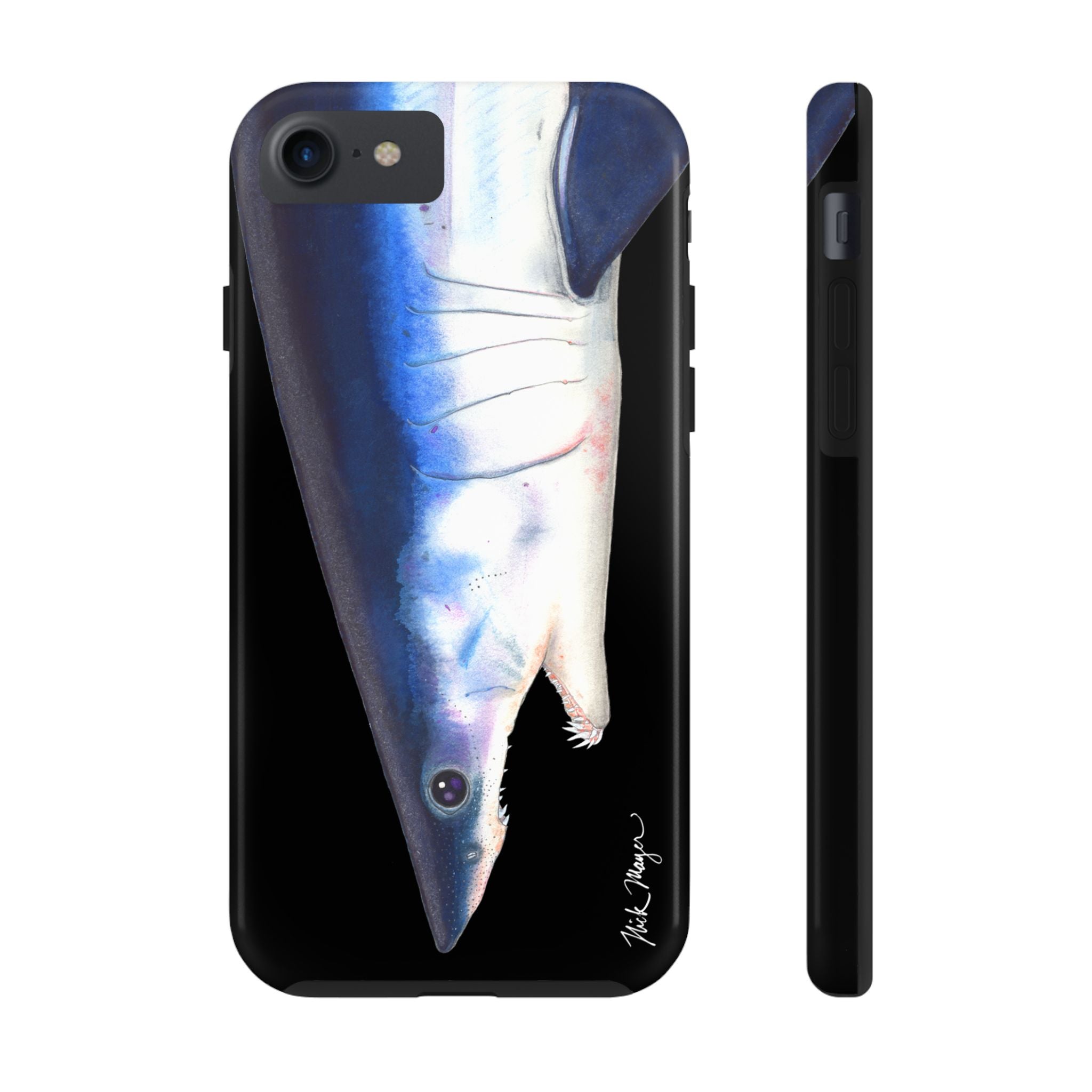 Mako Shark Face Black Case (iPhone)