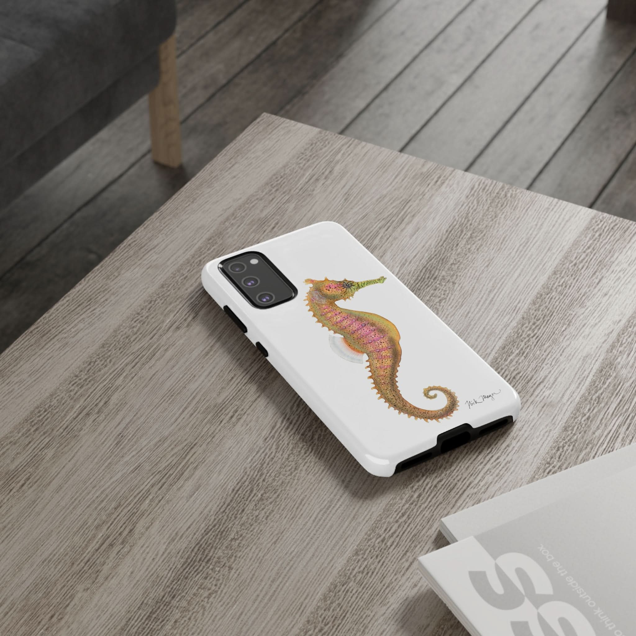 Pink Seahorse Phone Case (Samsung)