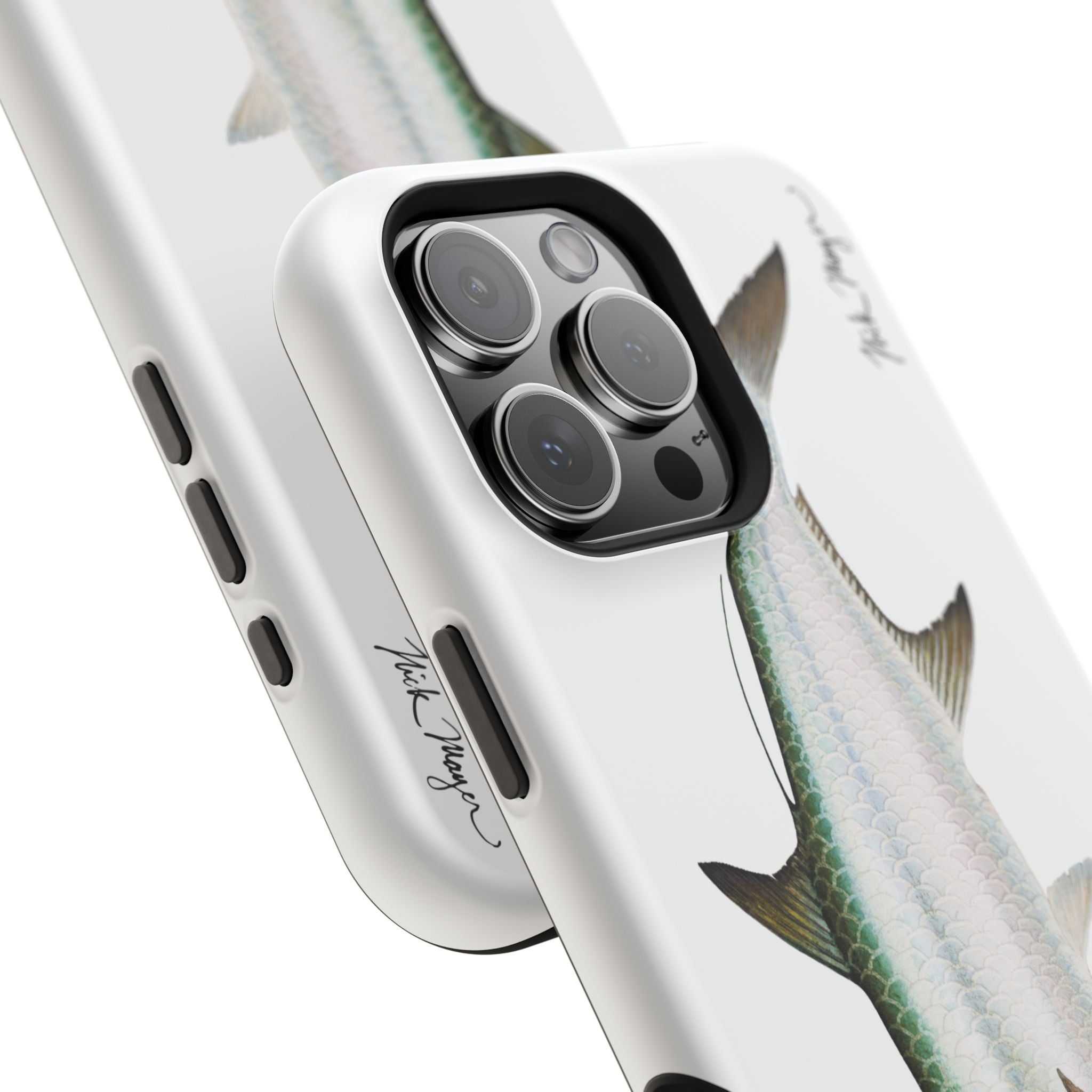 Tarpon MagSafe White iPhone Case