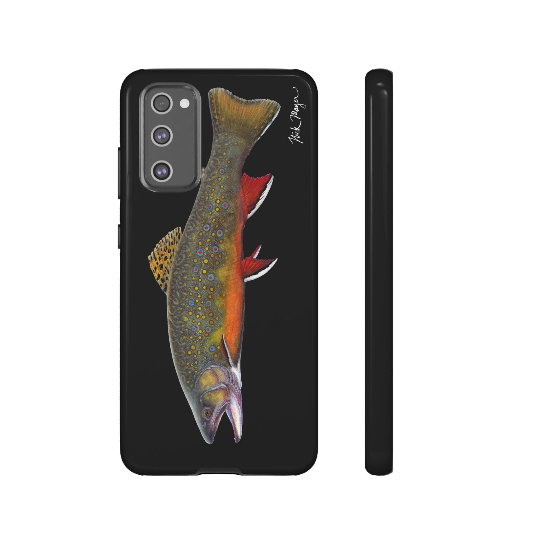 Brook Trout Black Phone Case (Samsung)