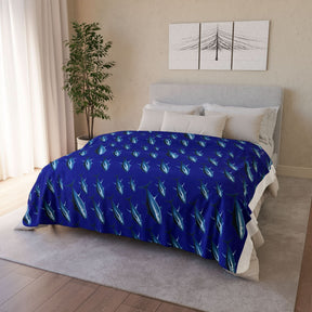 Blue Tuna Super Soft Fleece Sherpa Blanket