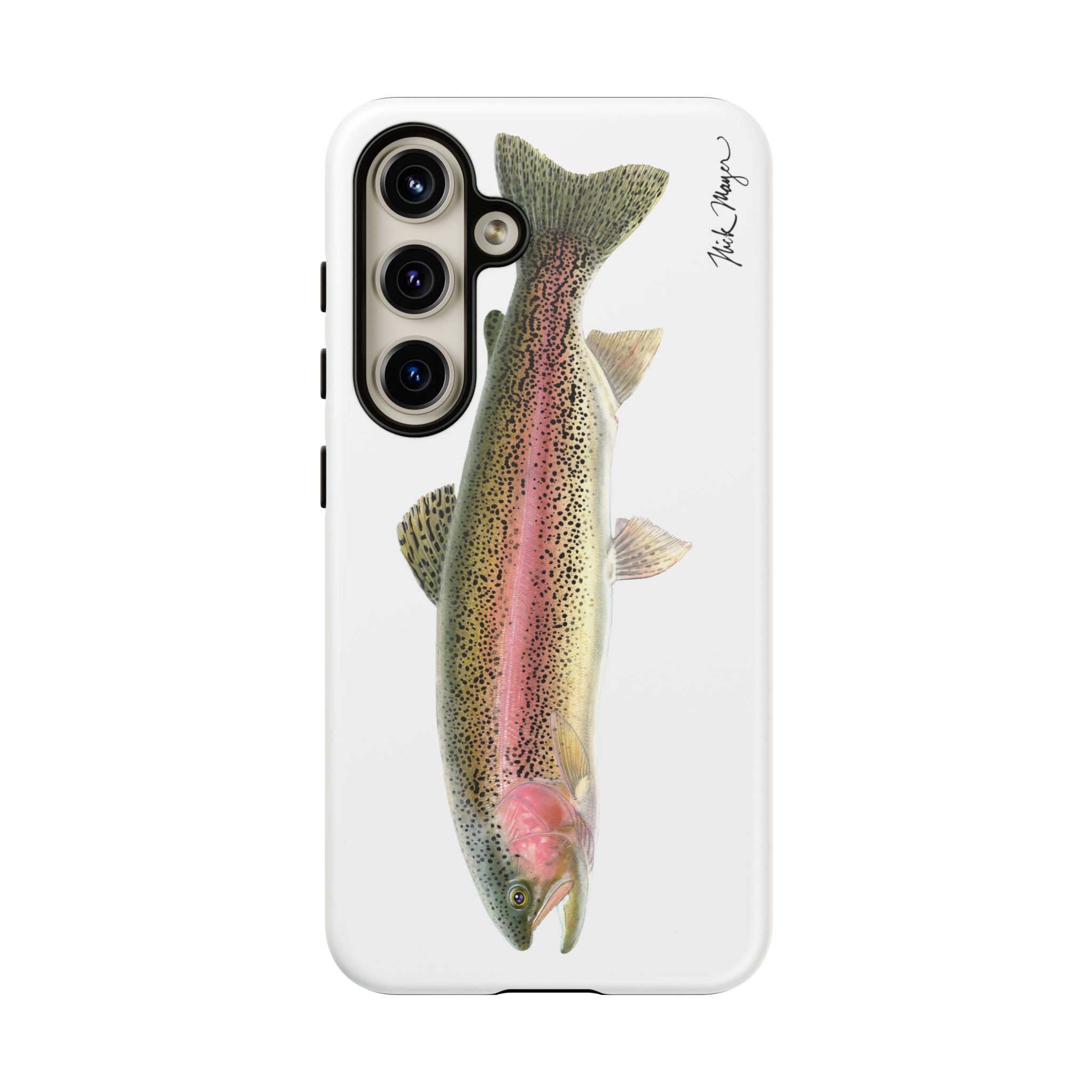 Rainbow Trout White Phone Case (Samsung)