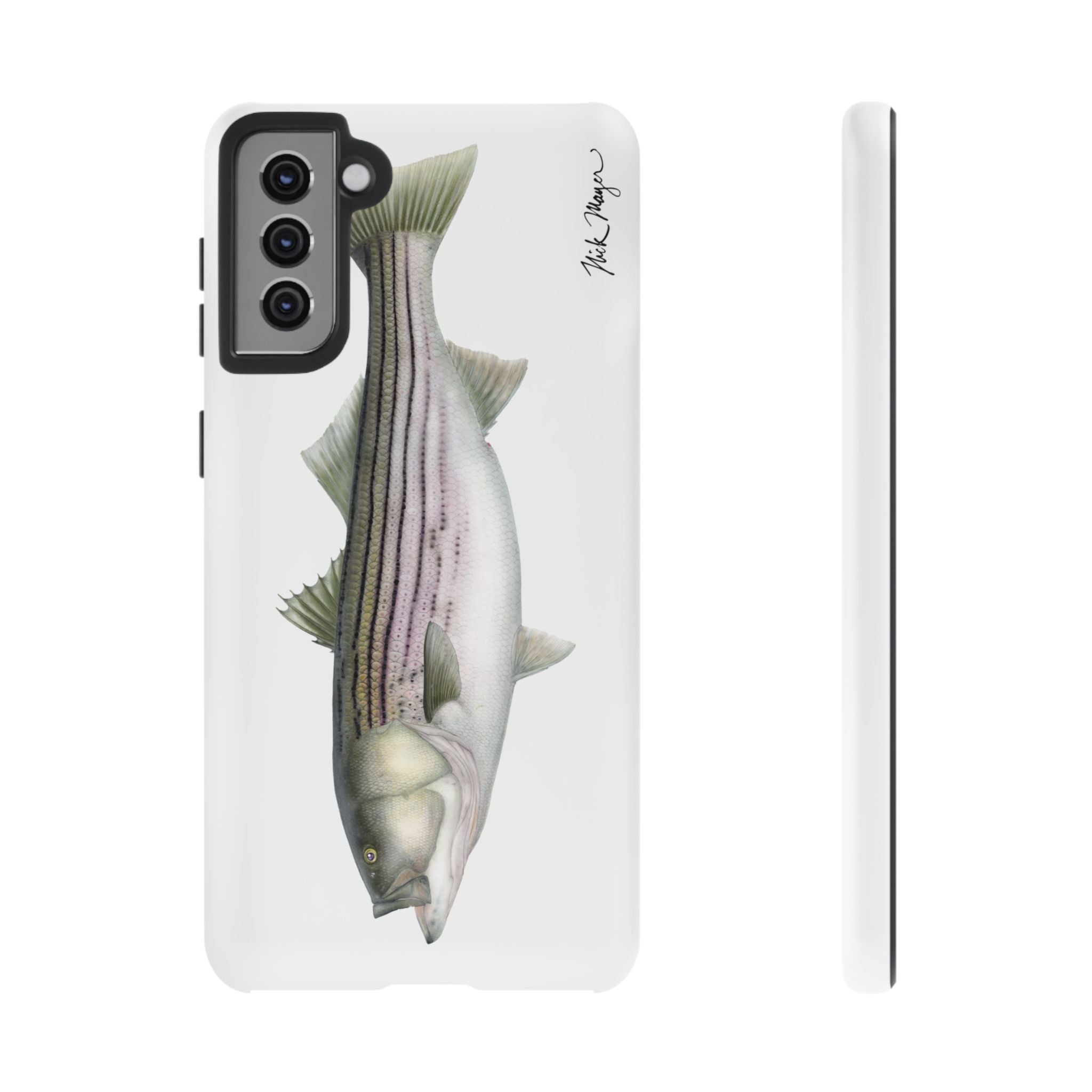 30 lb Striper White Phone Case (Samsung)