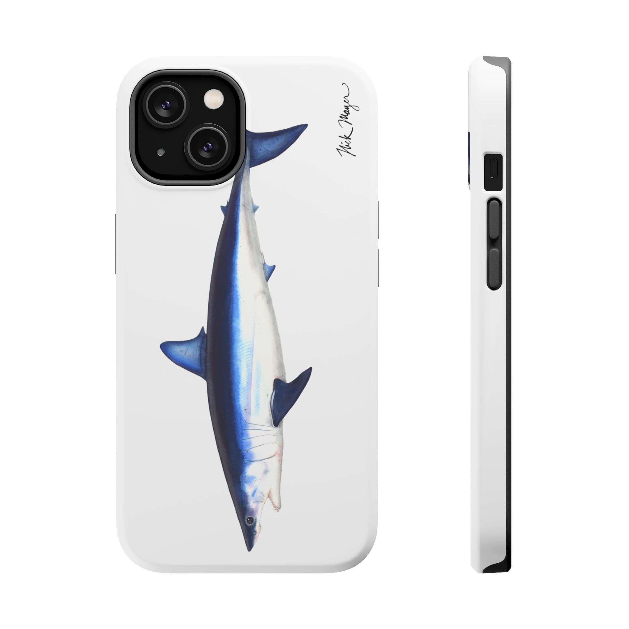 Mako Shark MagSafe White iPhone Case