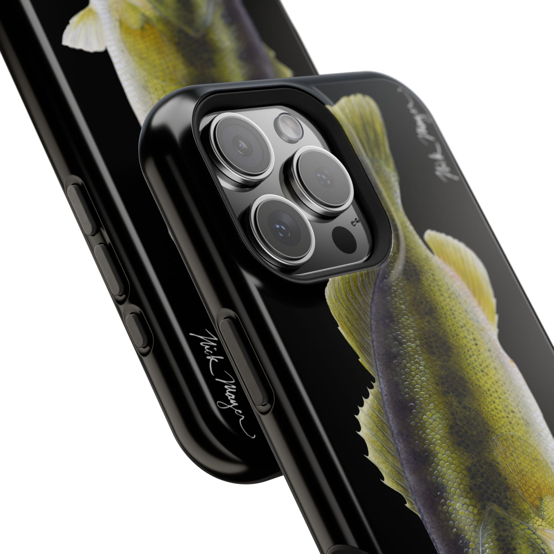 Largemouth Bass MagSafe Black iPhone Case