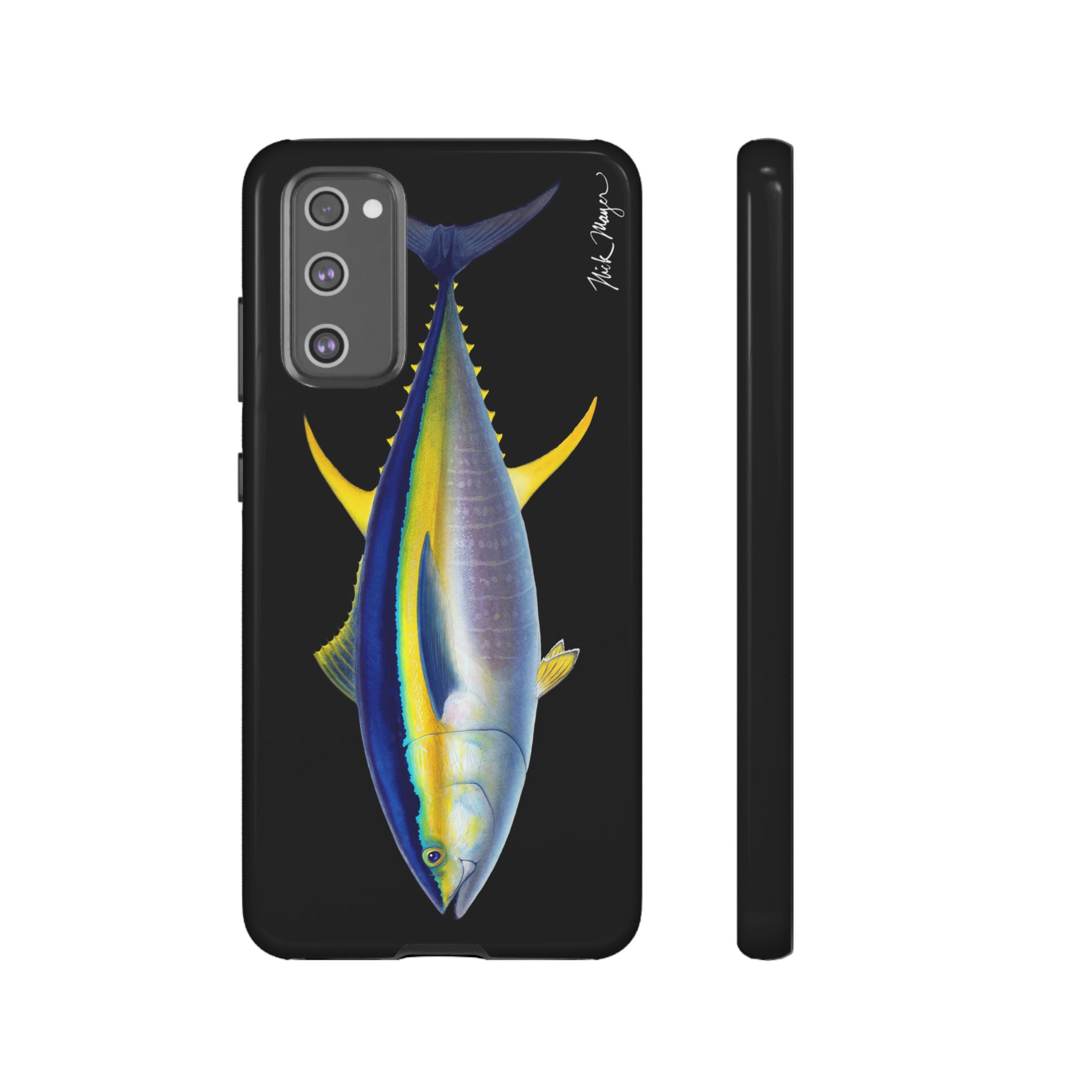 Yellowfin Tuna Black Phone Case (Samsung)