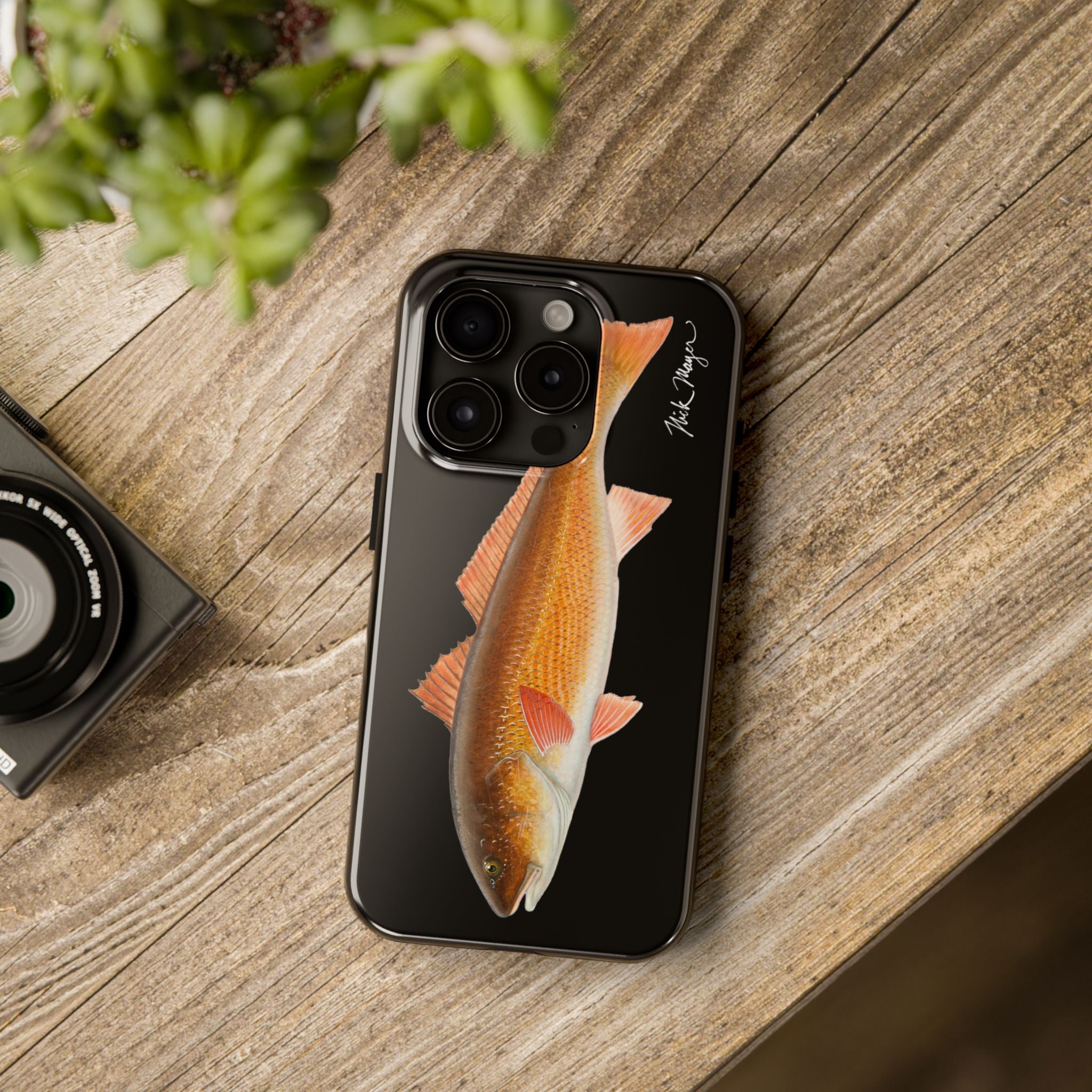 Redfish Black Phone Case (iPhone)