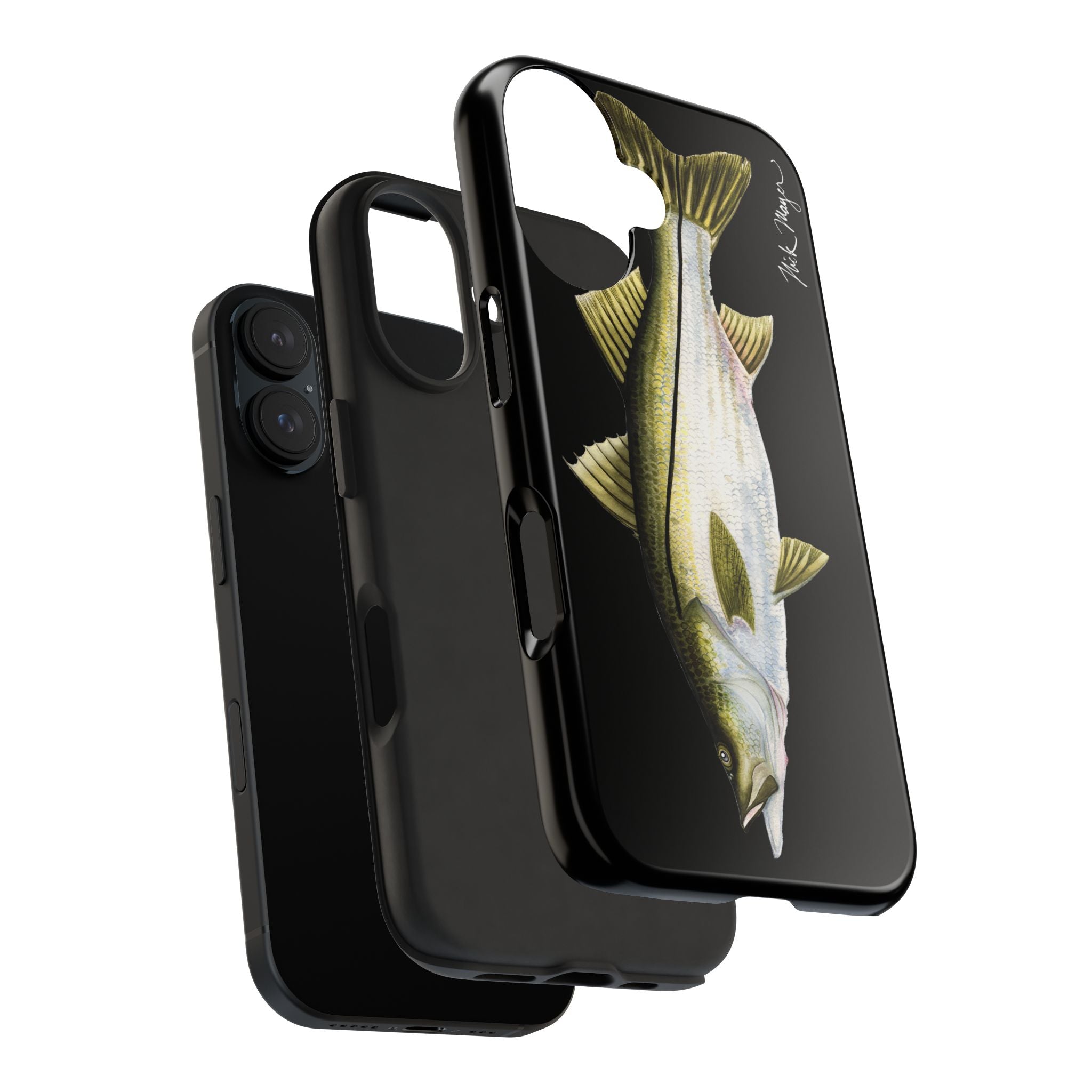 Snook Black Phone Case (iPhone)