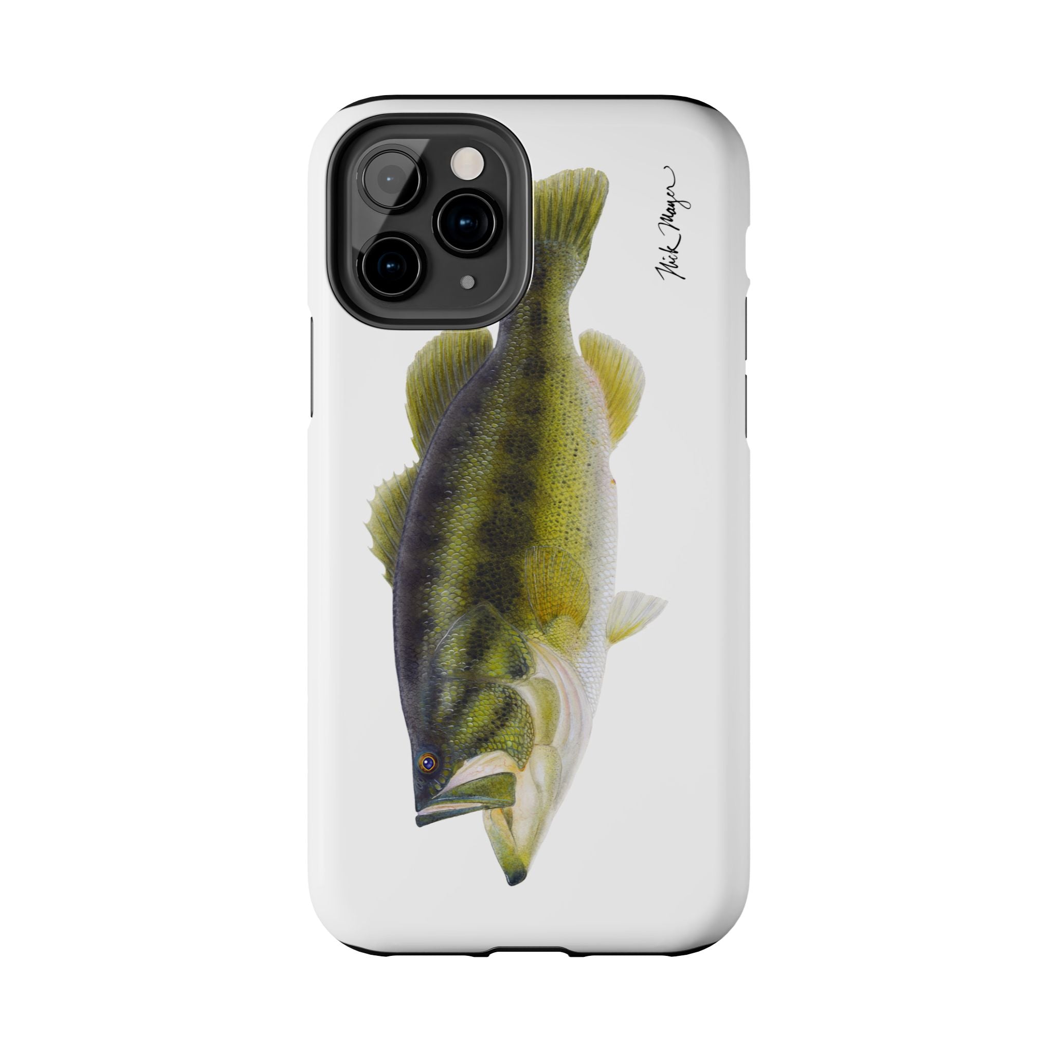 Largemouth Bass White Phone Case (iPhone)