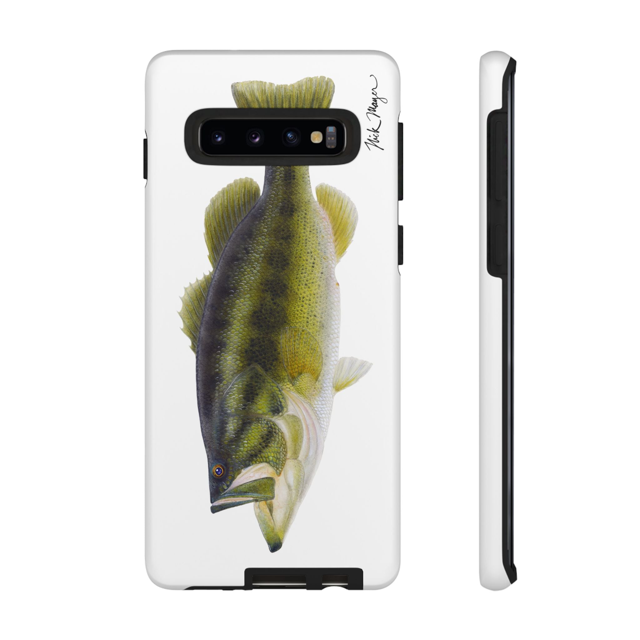 Largemouth Bass White Phone Case (Samsung)