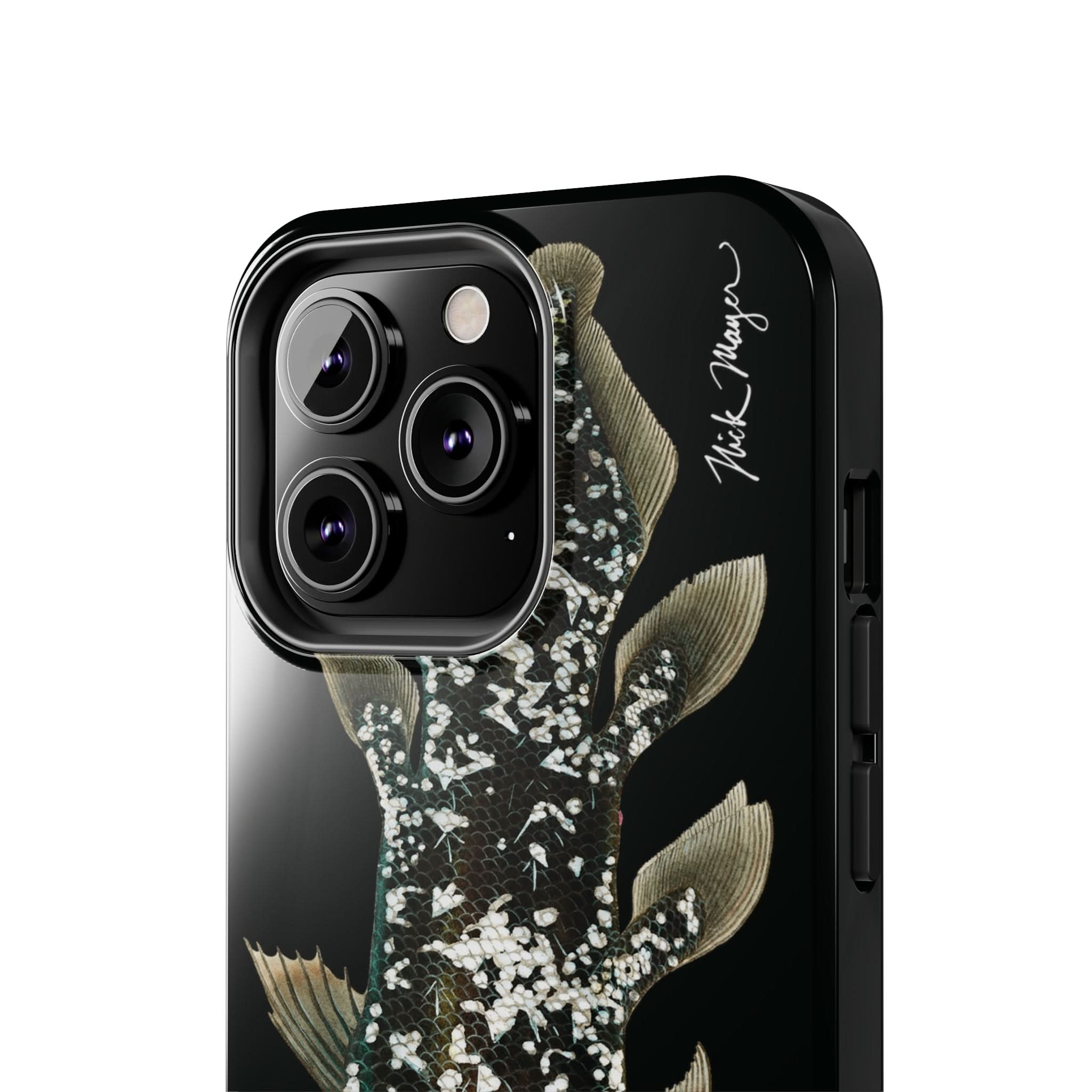 Coelacanth Black iPhone Case