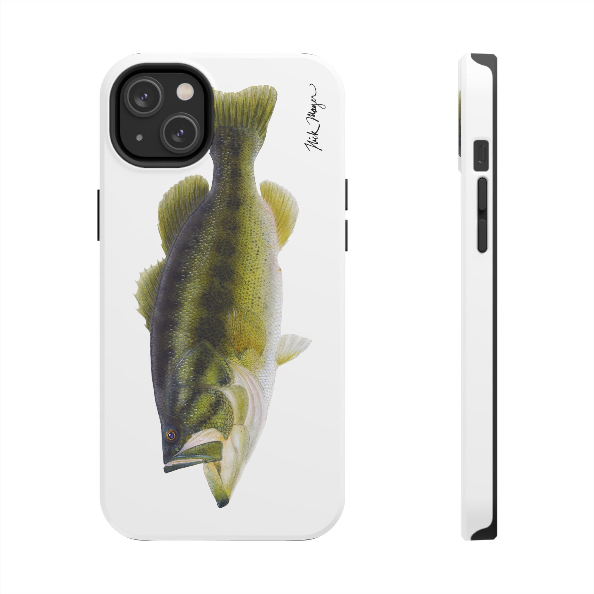 Largemouth Bass White Phone Case (iPhone)