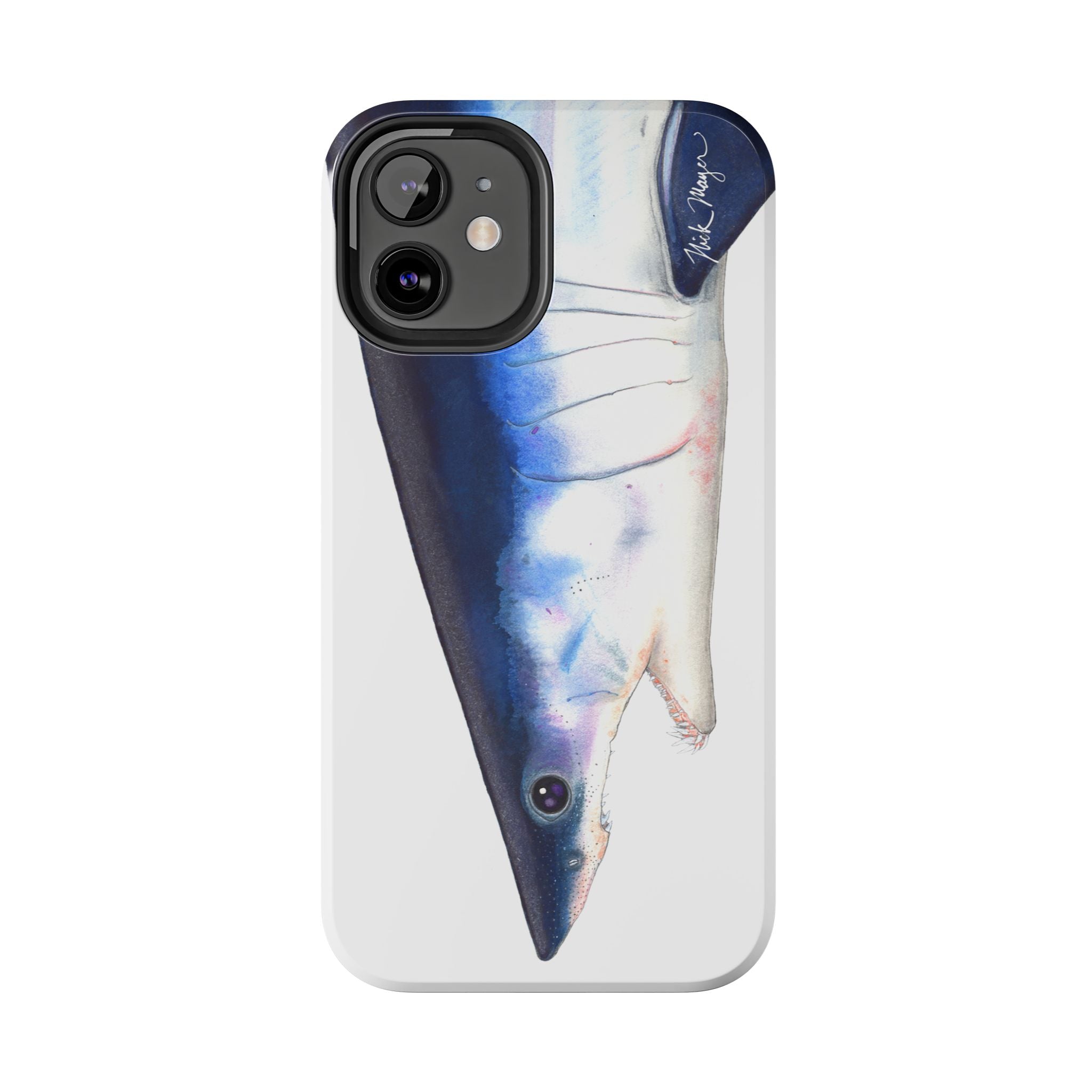 Mako Shark Face White Phone Case (iPhone)