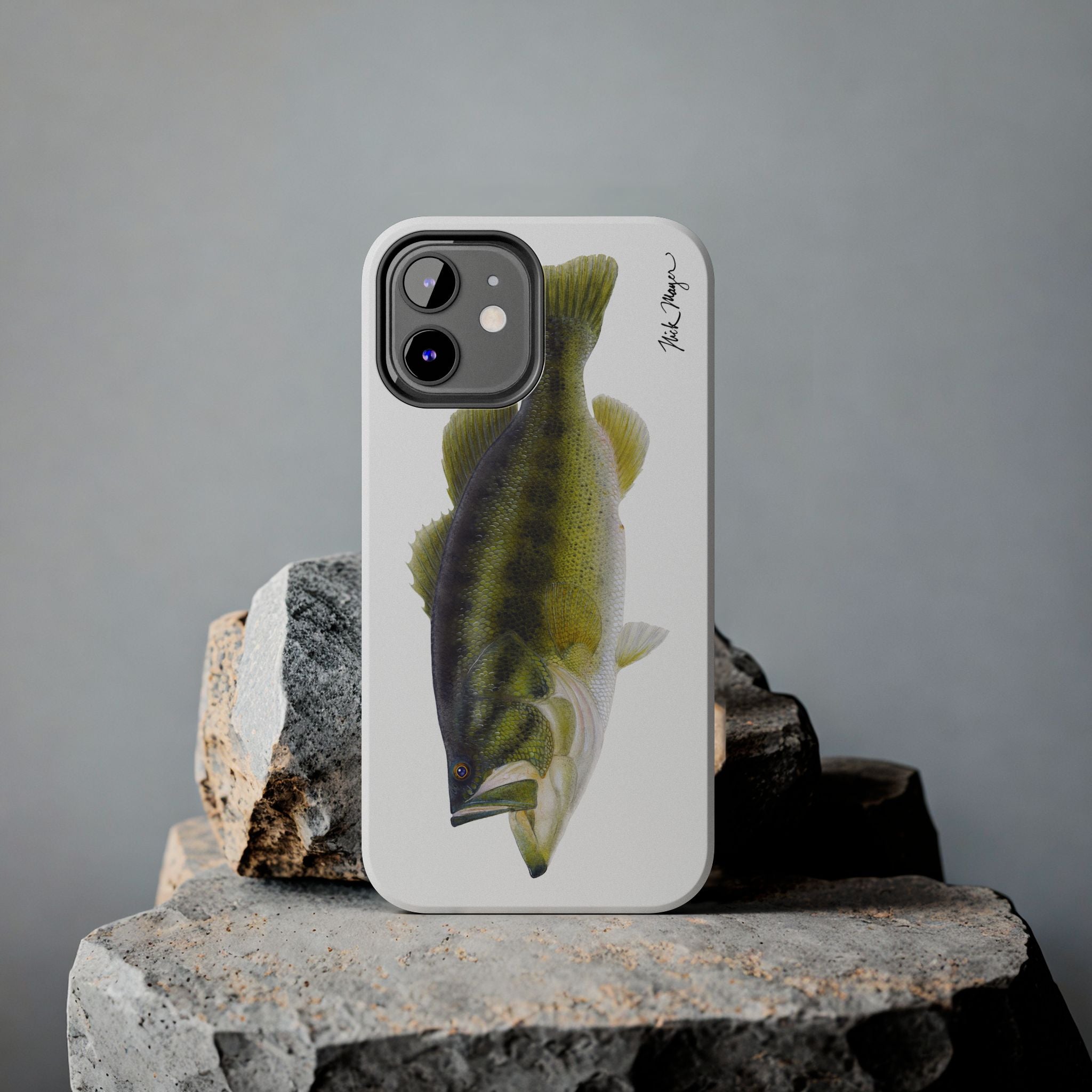 Largemouth Bass White Phone Case (iPhone)