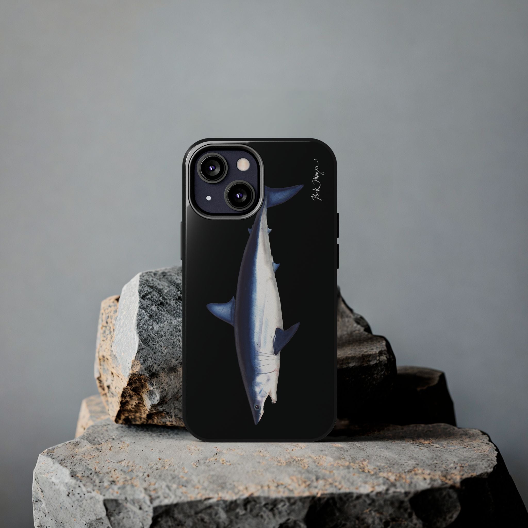 Mako Shark Black iPhone Case