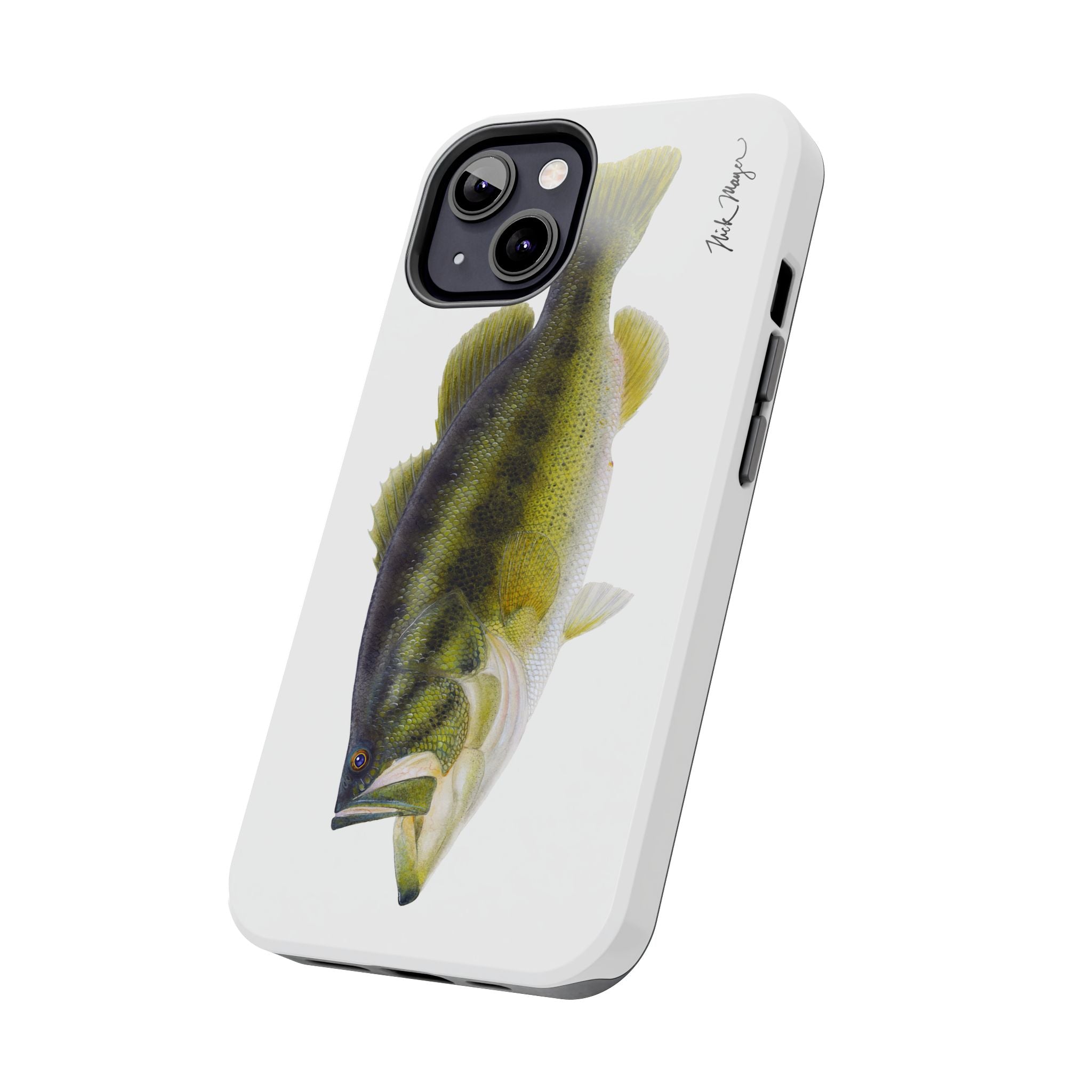 Largemouth Bass White Phone Case (iPhone)