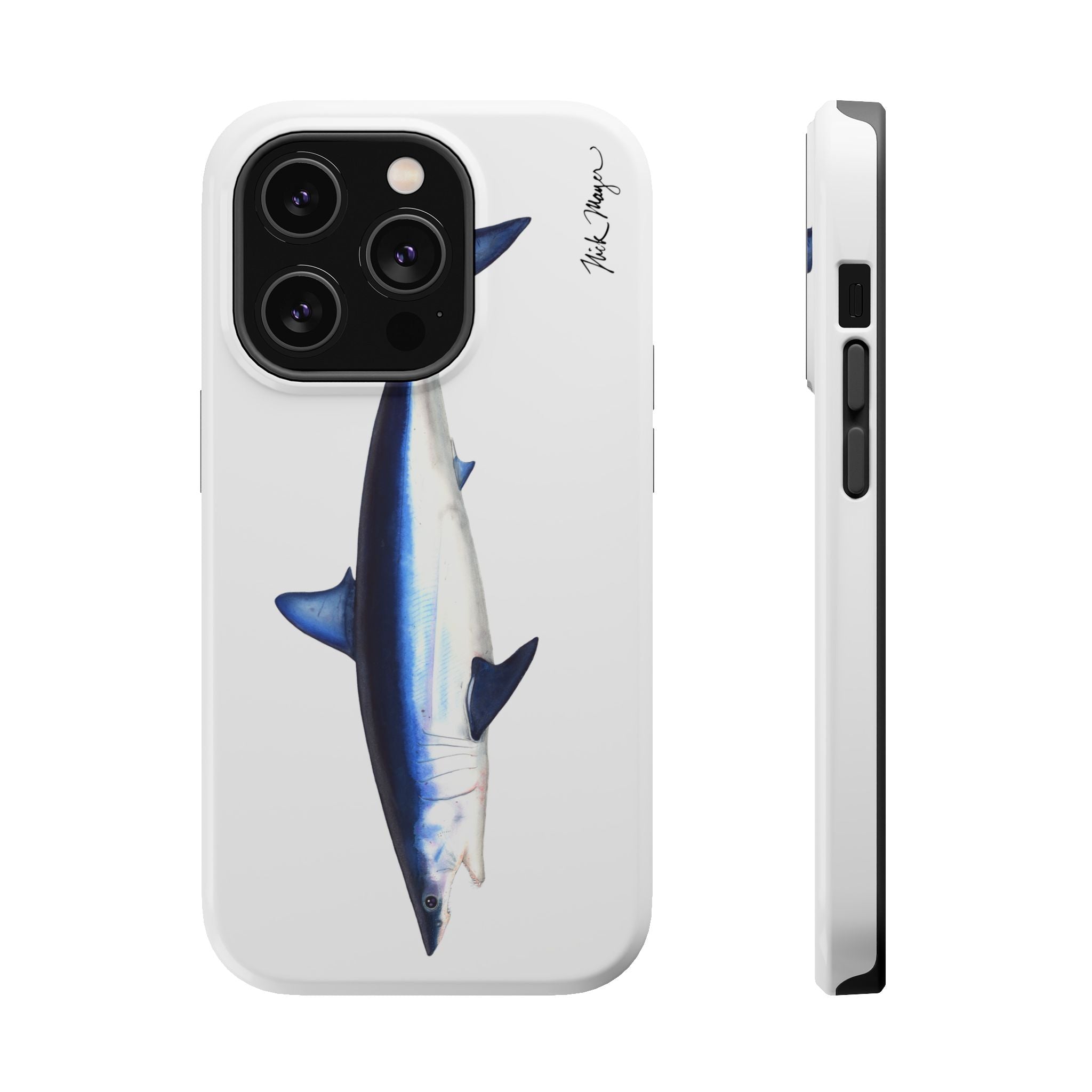 Mako Shark MagSafe White iPhone Case