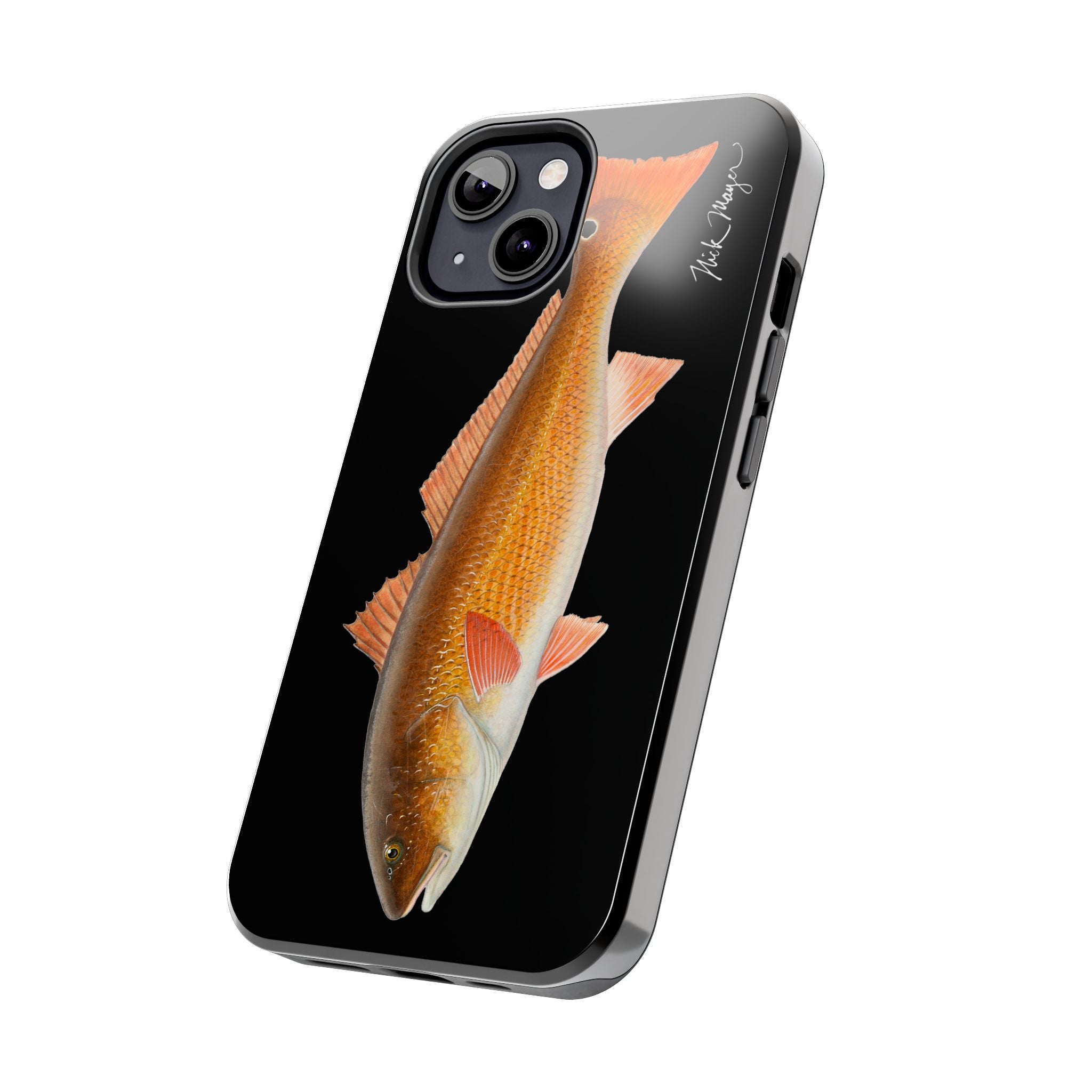 Redfish Black Phone Case (iPhone)