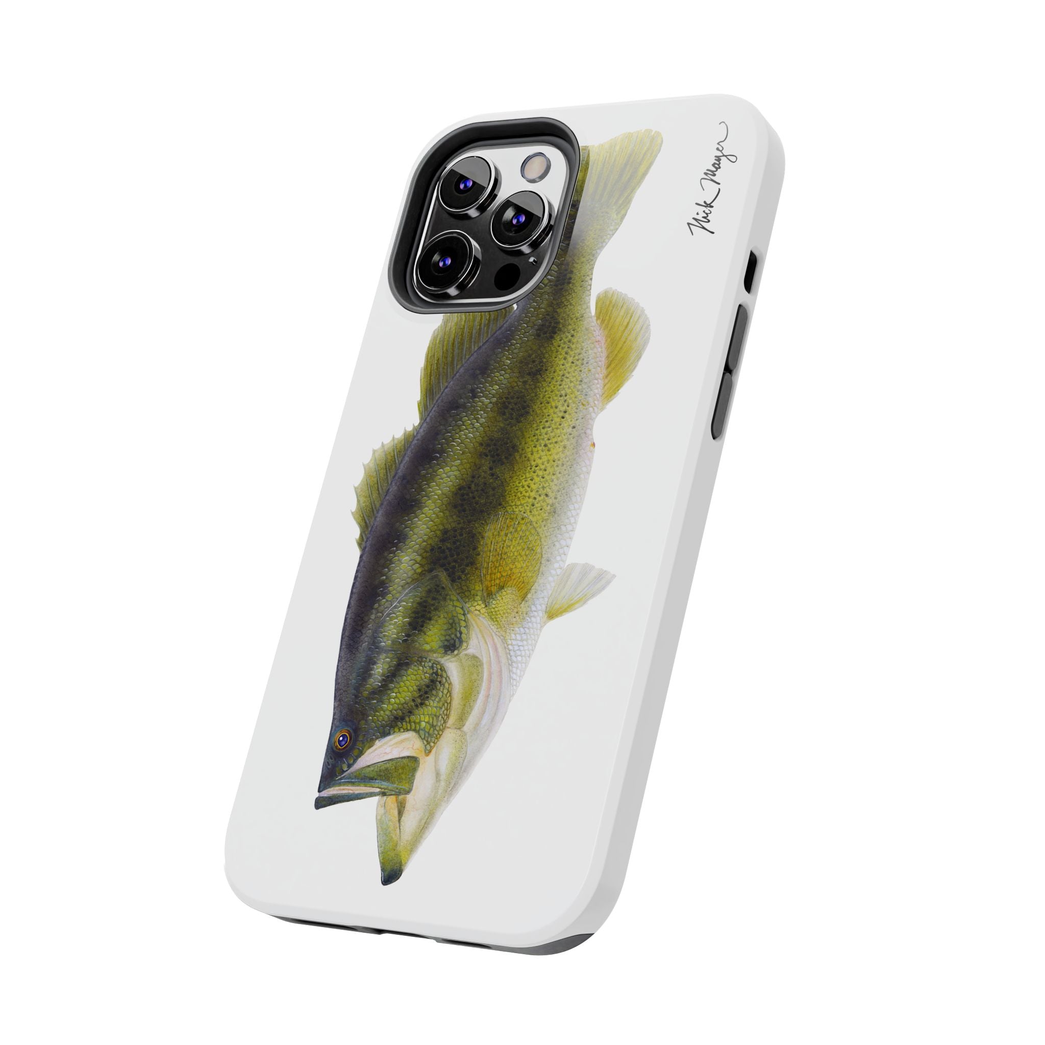 Largemouth Bass White Phone Case (iPhone)