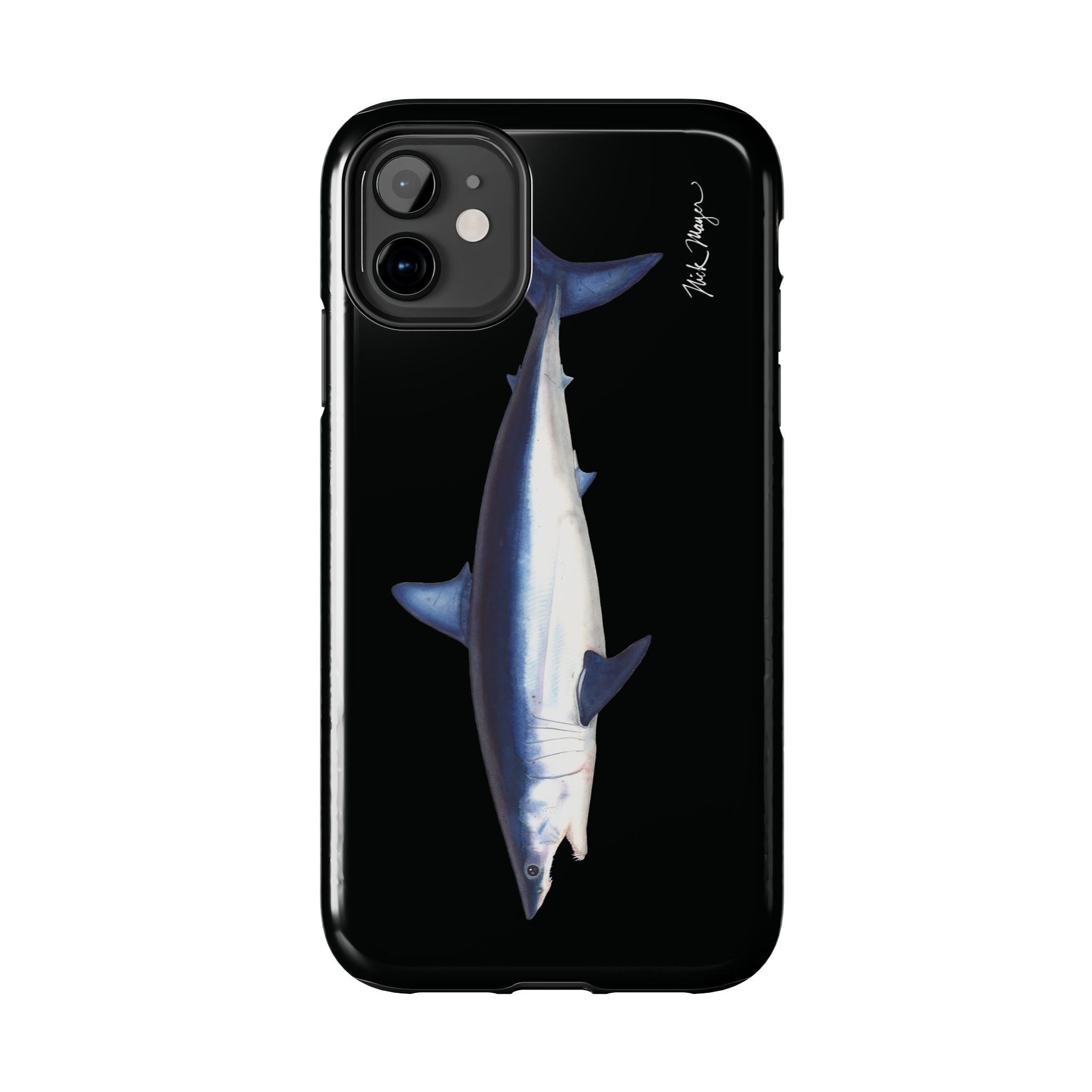 Mako Shark Black iPhone Case