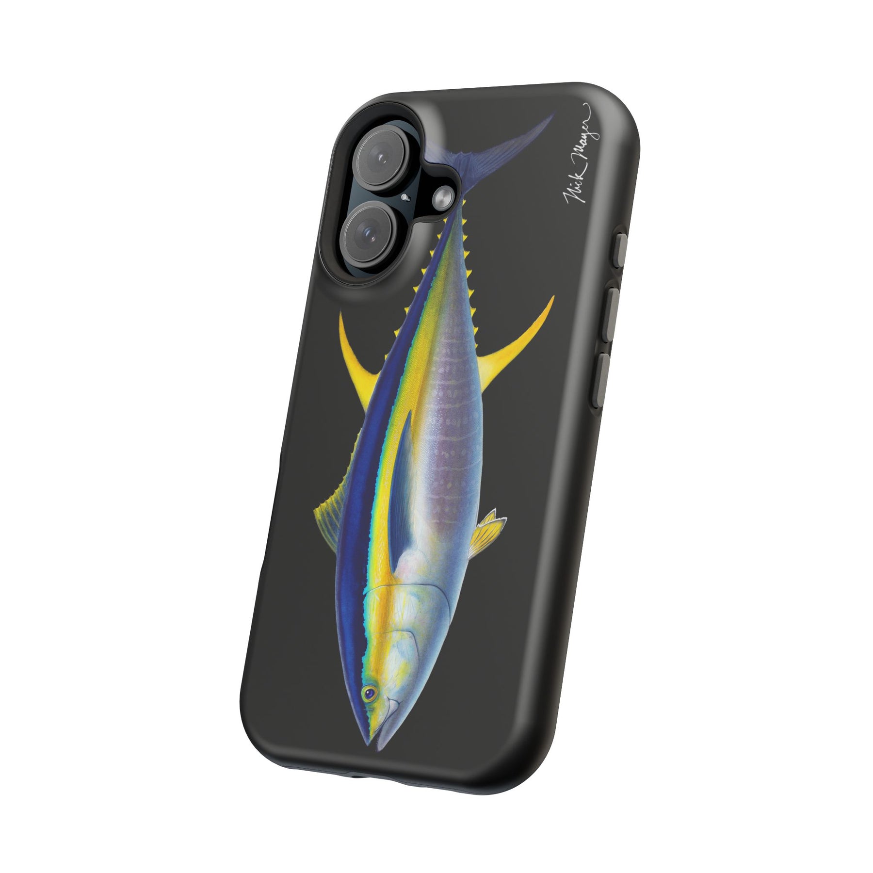 Yellowfin Tuna MagSafe Black iPhone Case