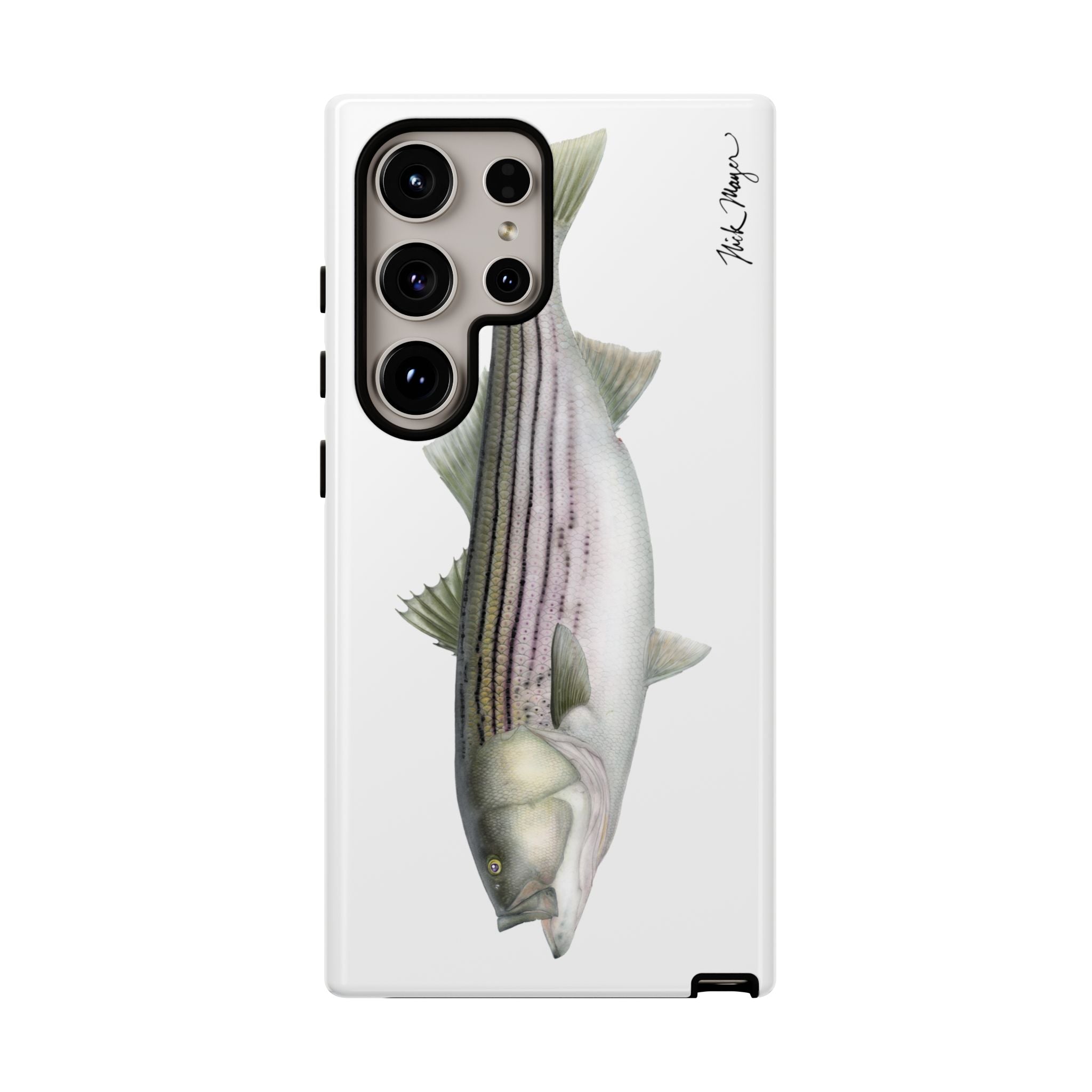 30 lb Striper White Phone Case (Samsung)