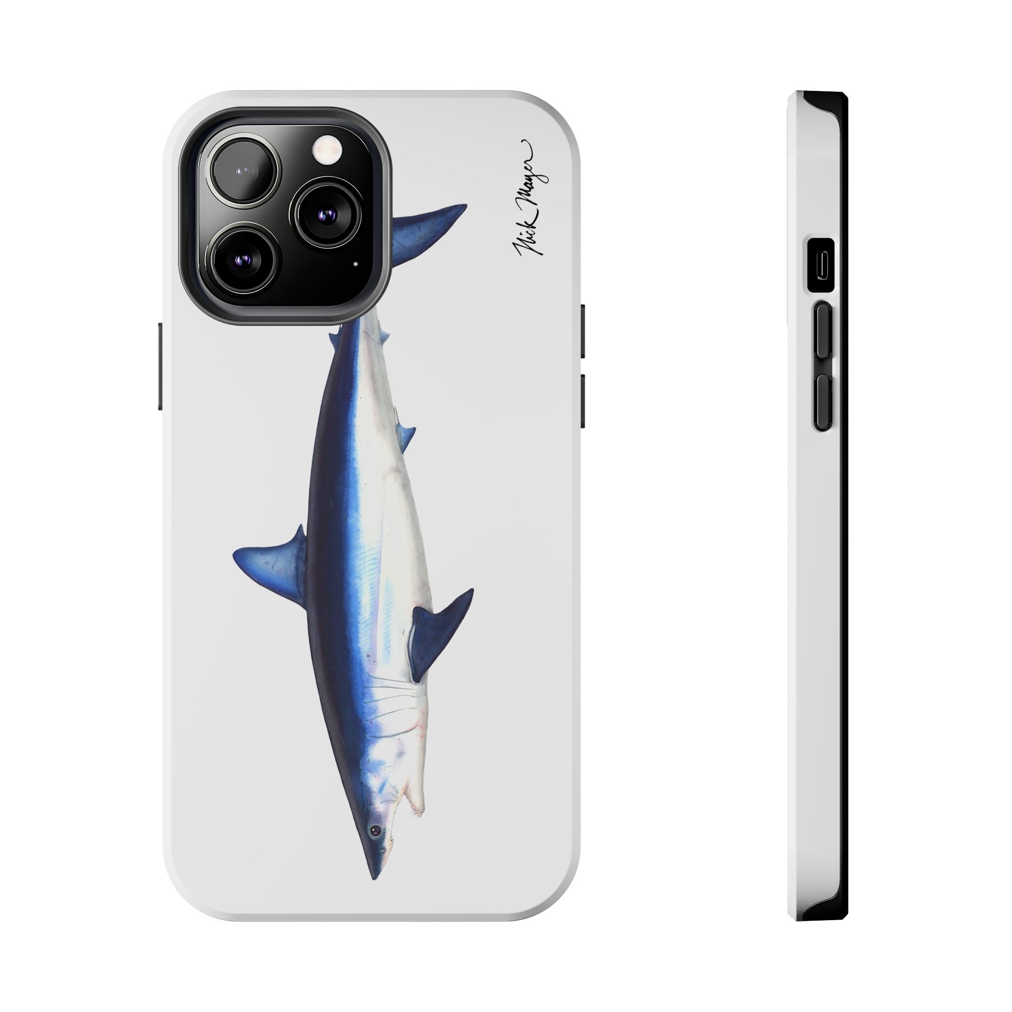 Mako Shark White Phone Case (iPhone)