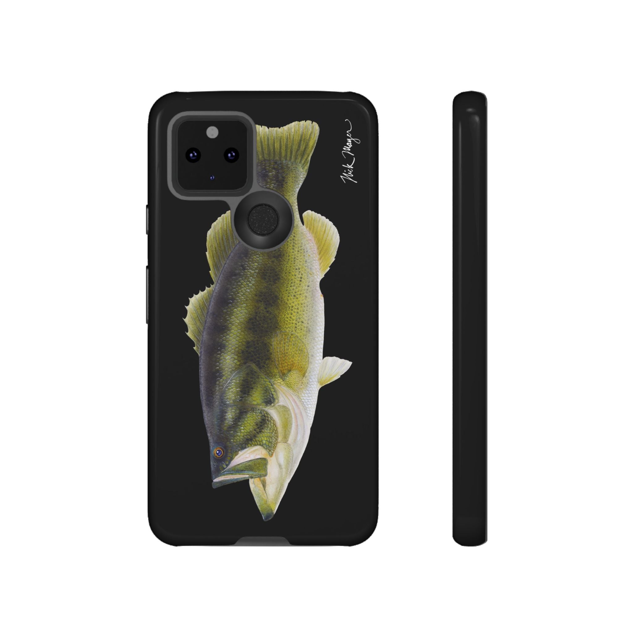 Largemouth Bass Black Phone Case (Samsung)