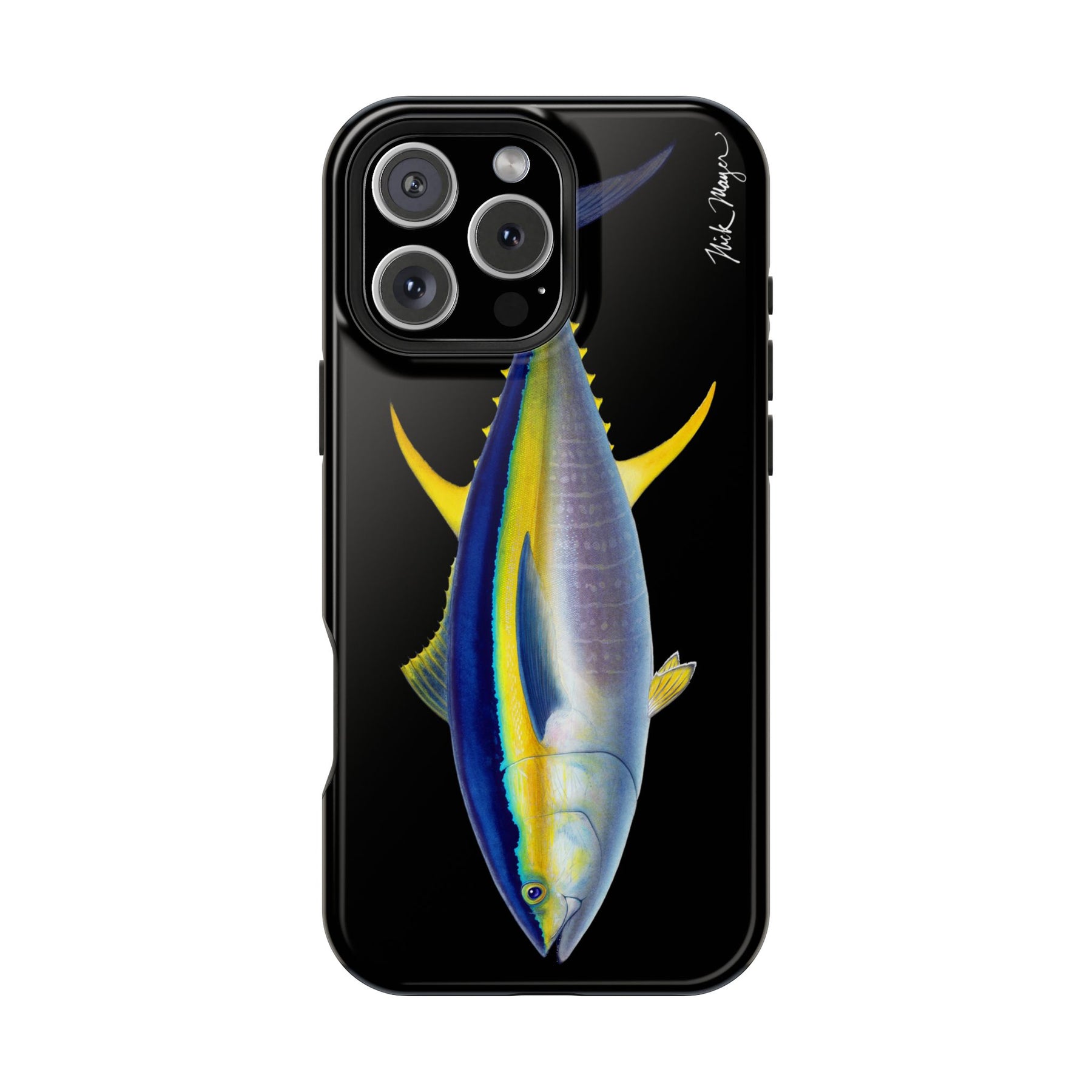 Yellowfin Tuna MagSafe Black iPhone Case