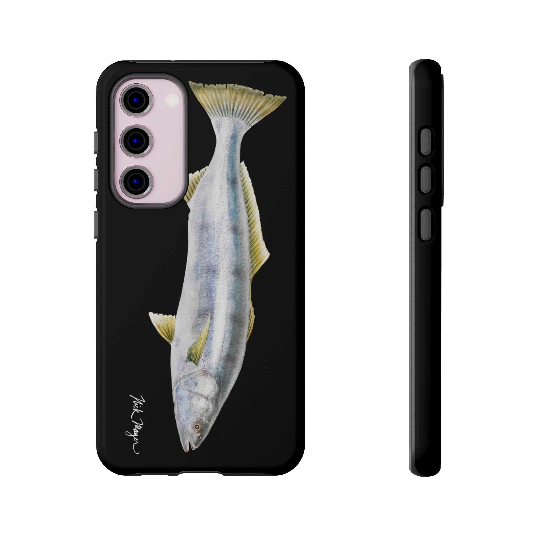 White Sea Bass Phone Case (Samsung) - black