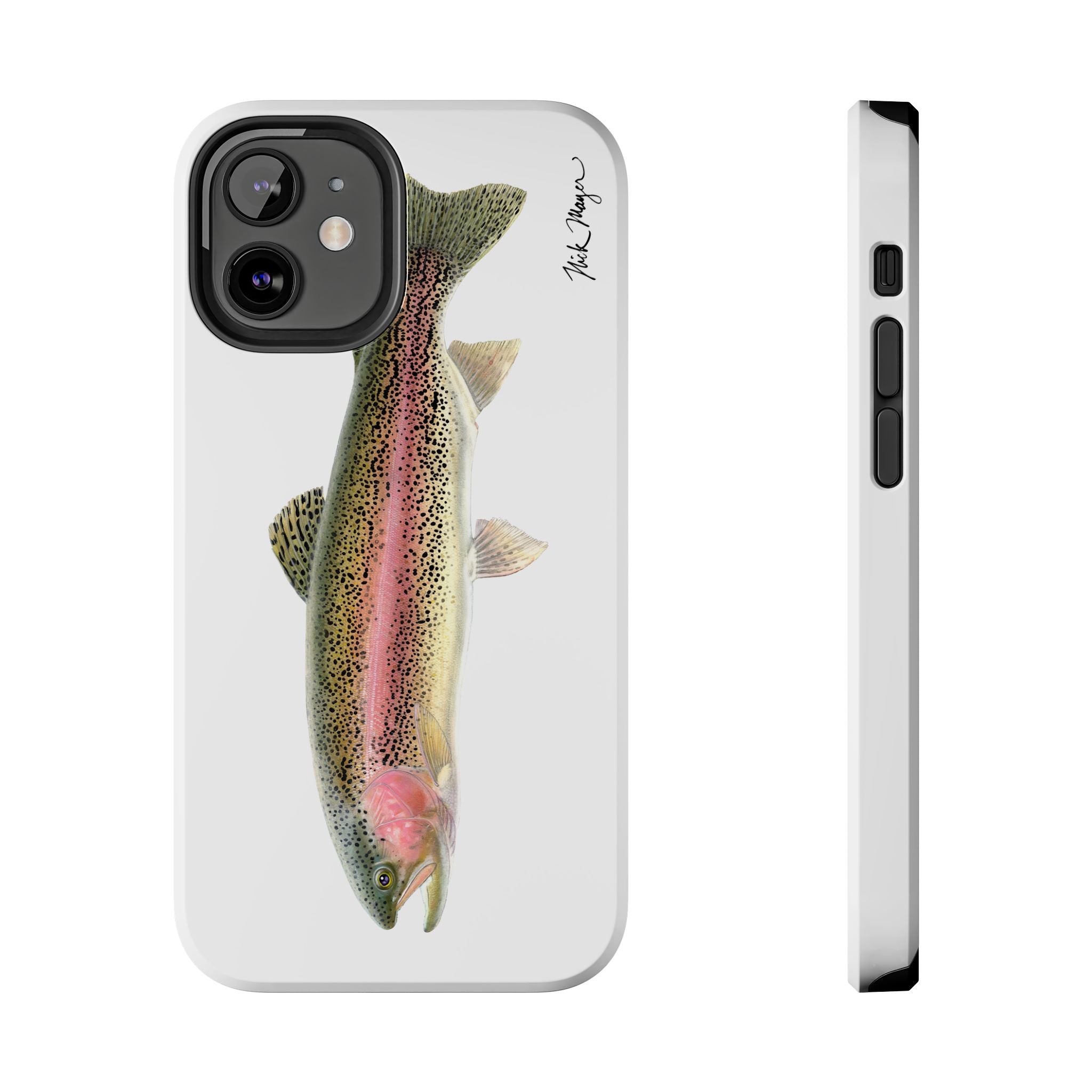 Rainbow Trout White Phone Case (iPhone)