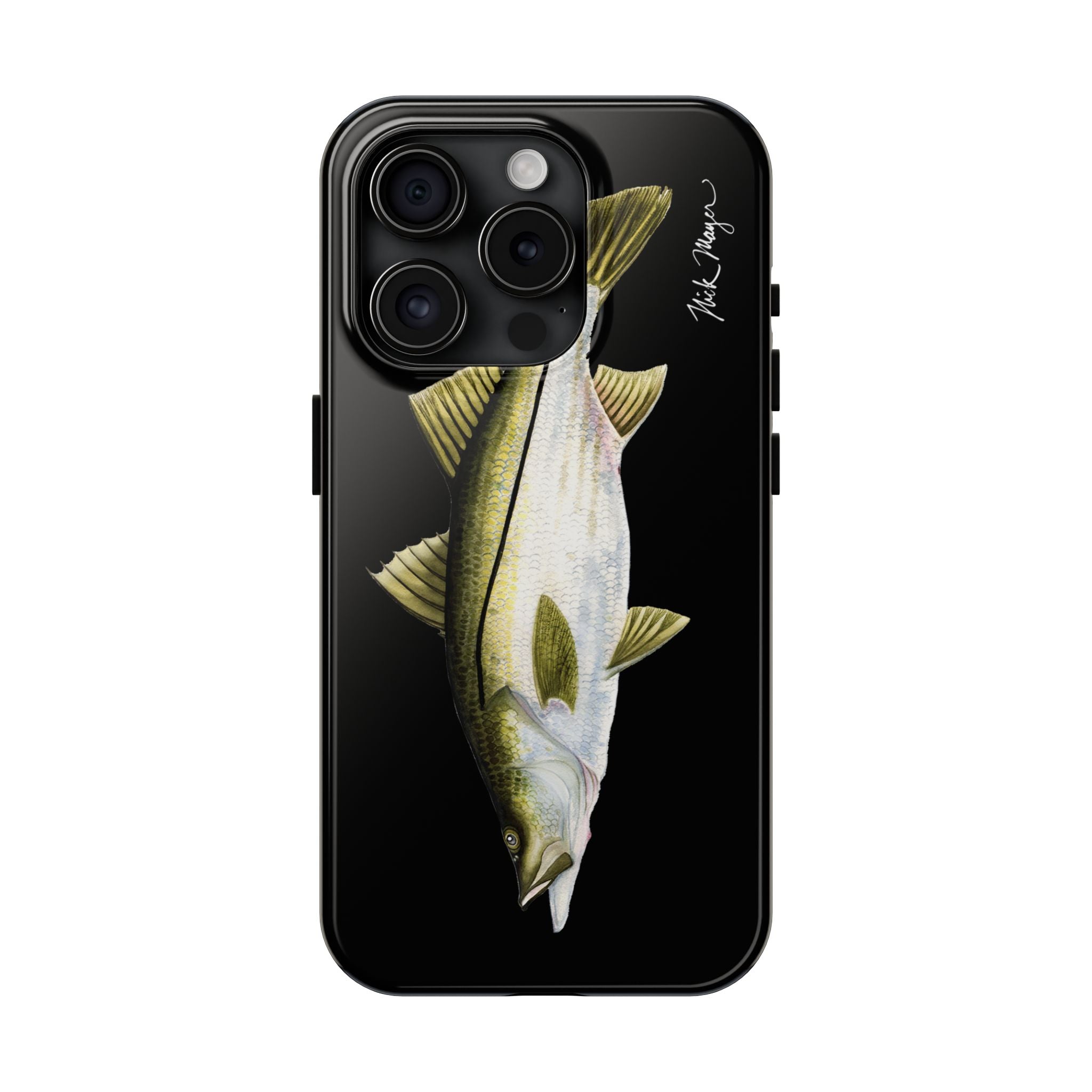 Snook Black Phone Case (iPhone)