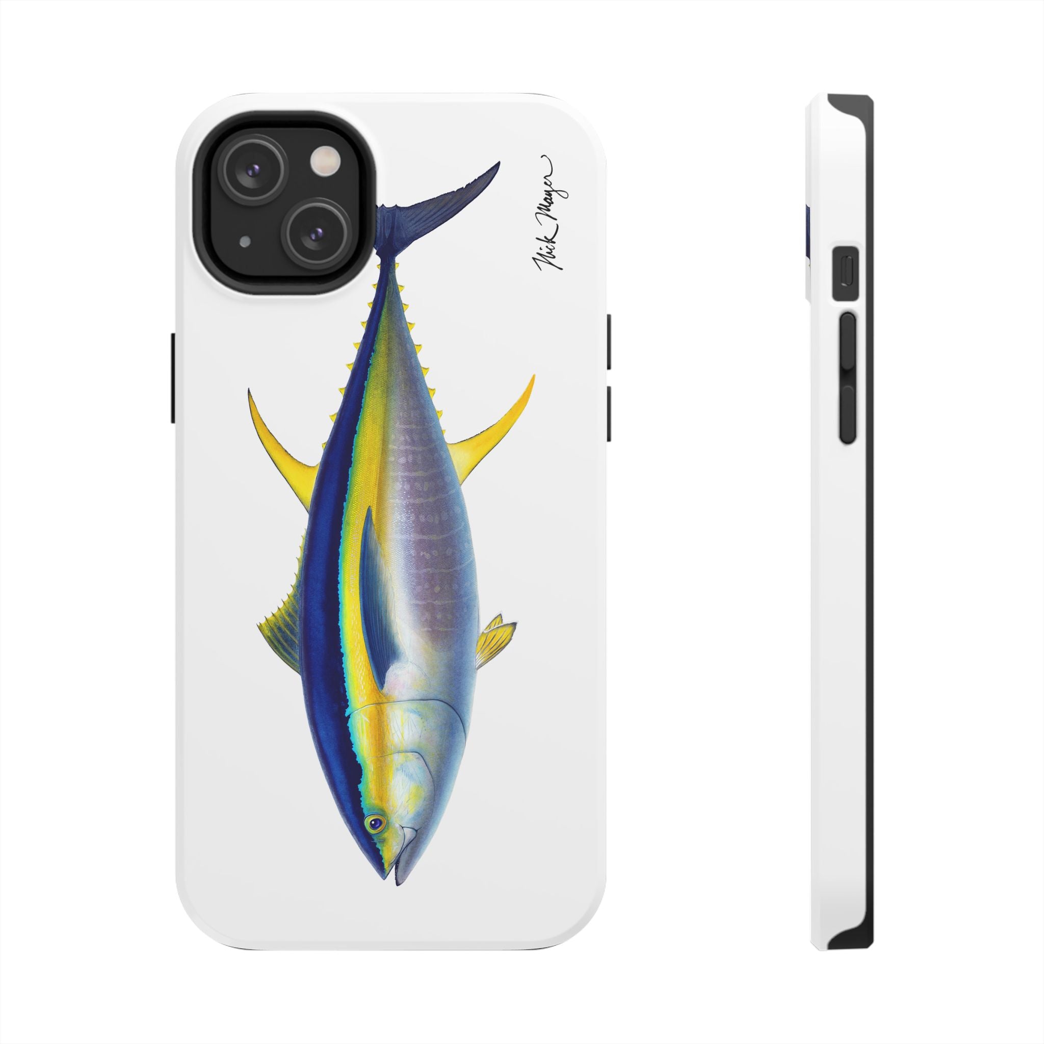 Yellowfin Tuna White Phone Case (iPhone)