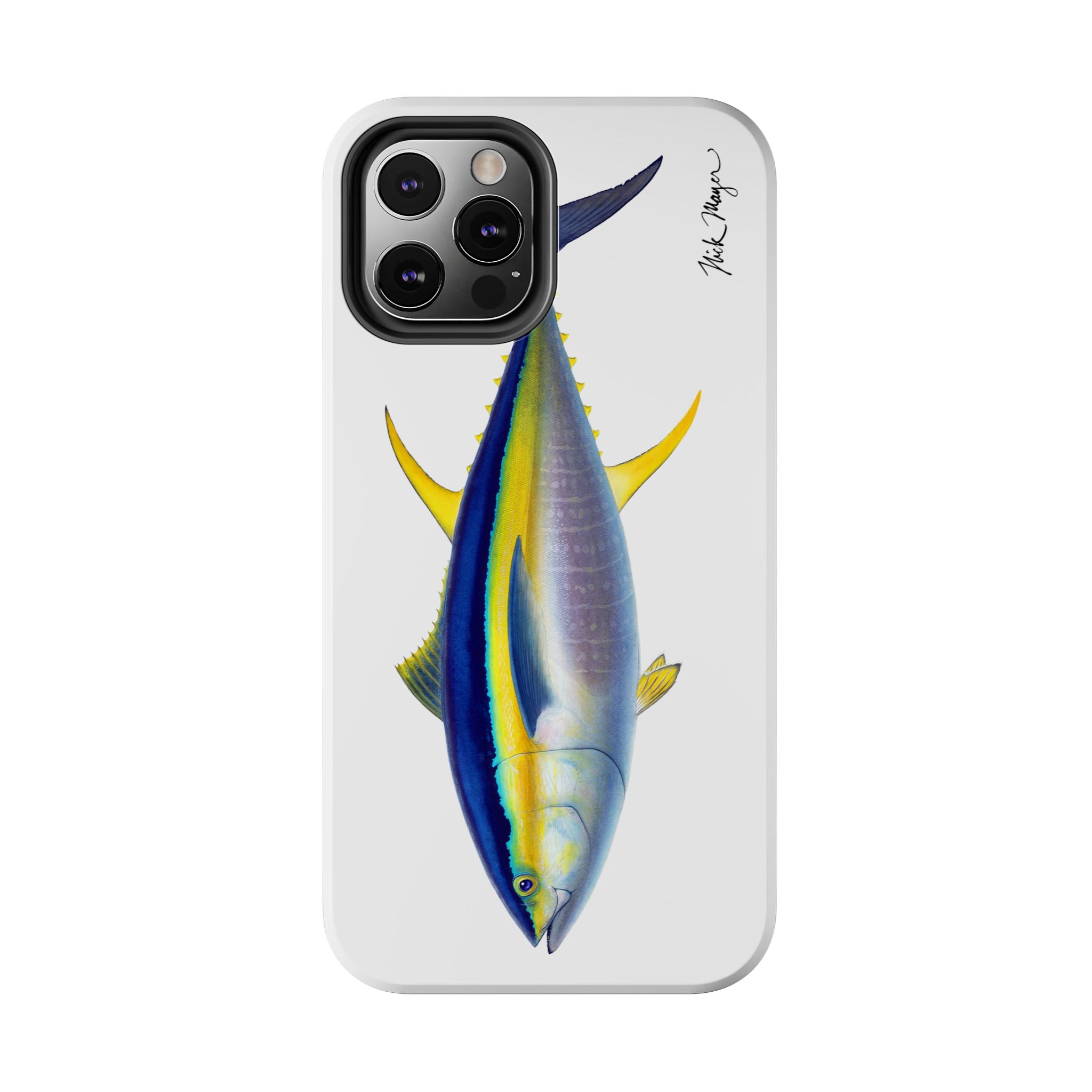 Yellowfin Tuna White Phone Case (iPhone)