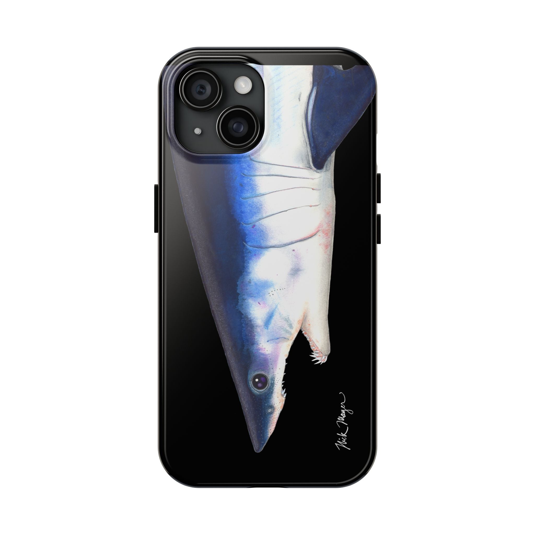 Mako Shark Face Black Case (iPhone)