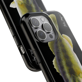 Largemouth Bass MagSafe Black iPhone Case