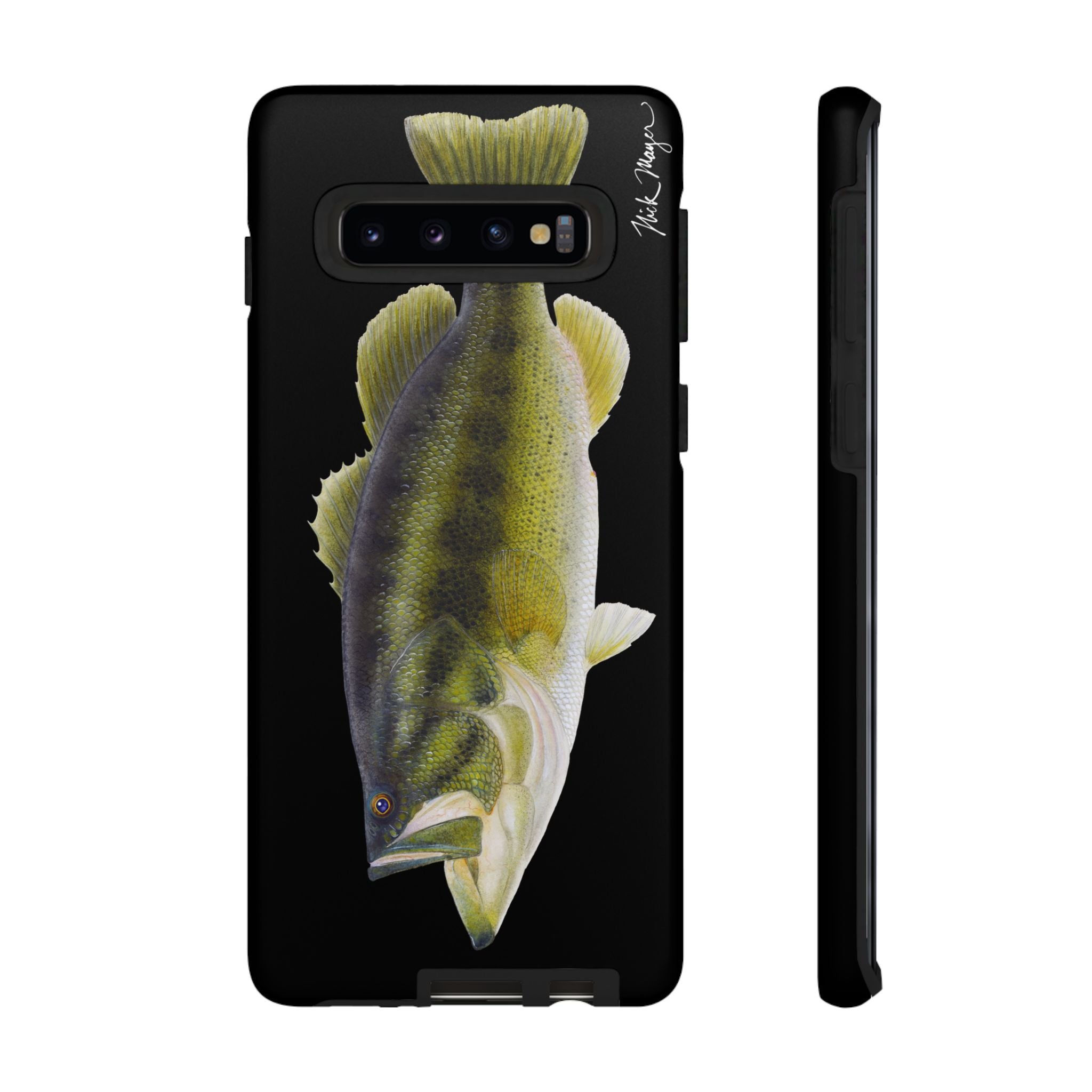 Largemouth Bass Black Phone Case (Samsung)