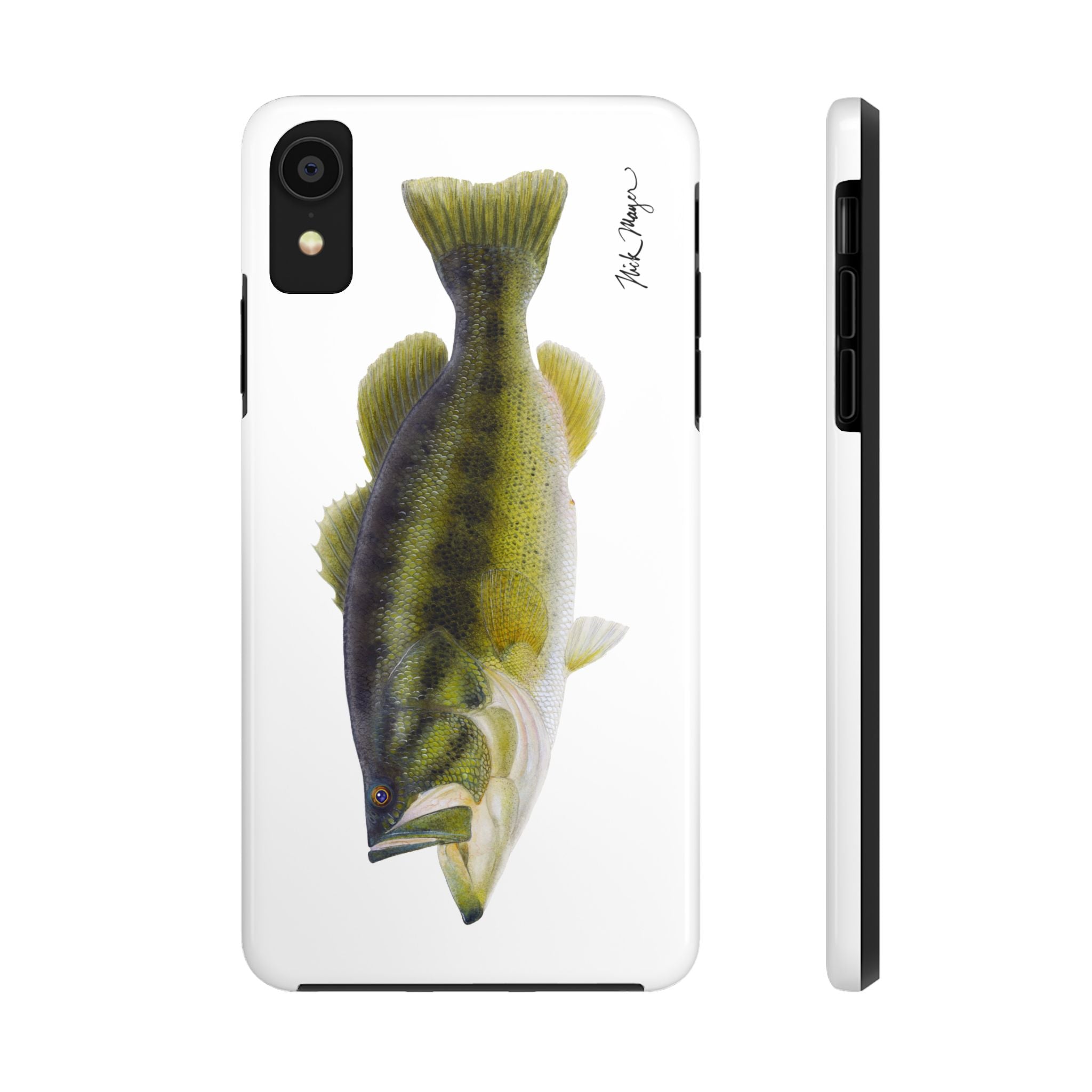 Largemouth Bass White Phone Case (iPhone)