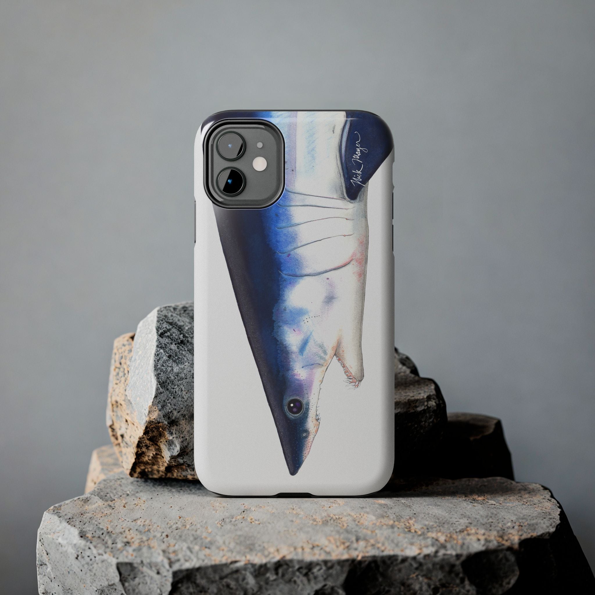 Mako Shark Face White Phone Case (iPhone)