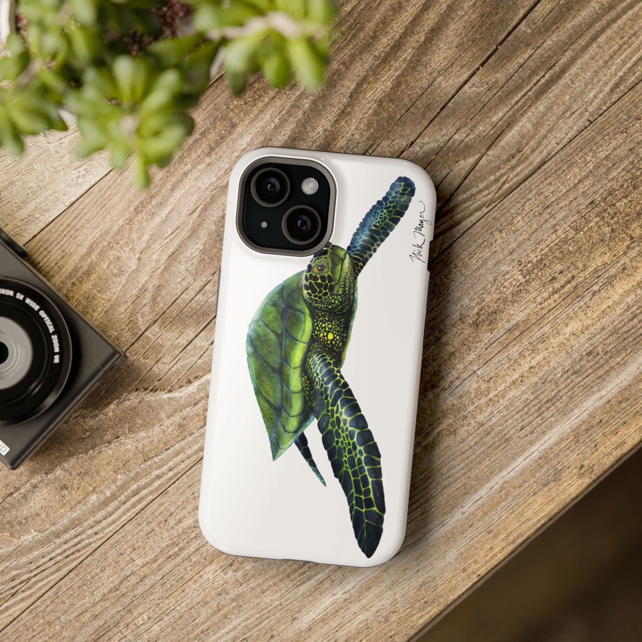 Green Sea Turtle MagSafe iPhone Case