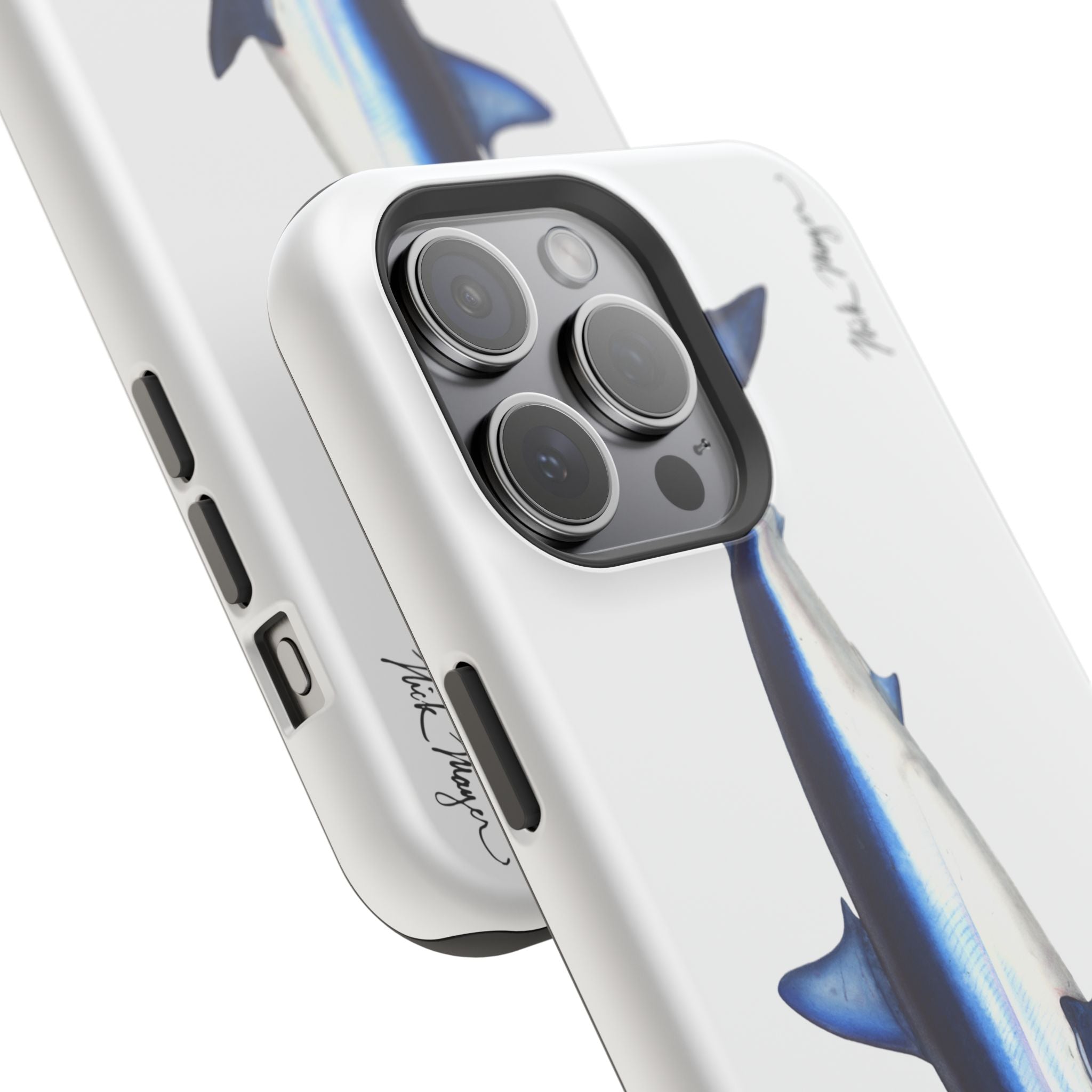 Mako Shark MagSafe White iPhone Case