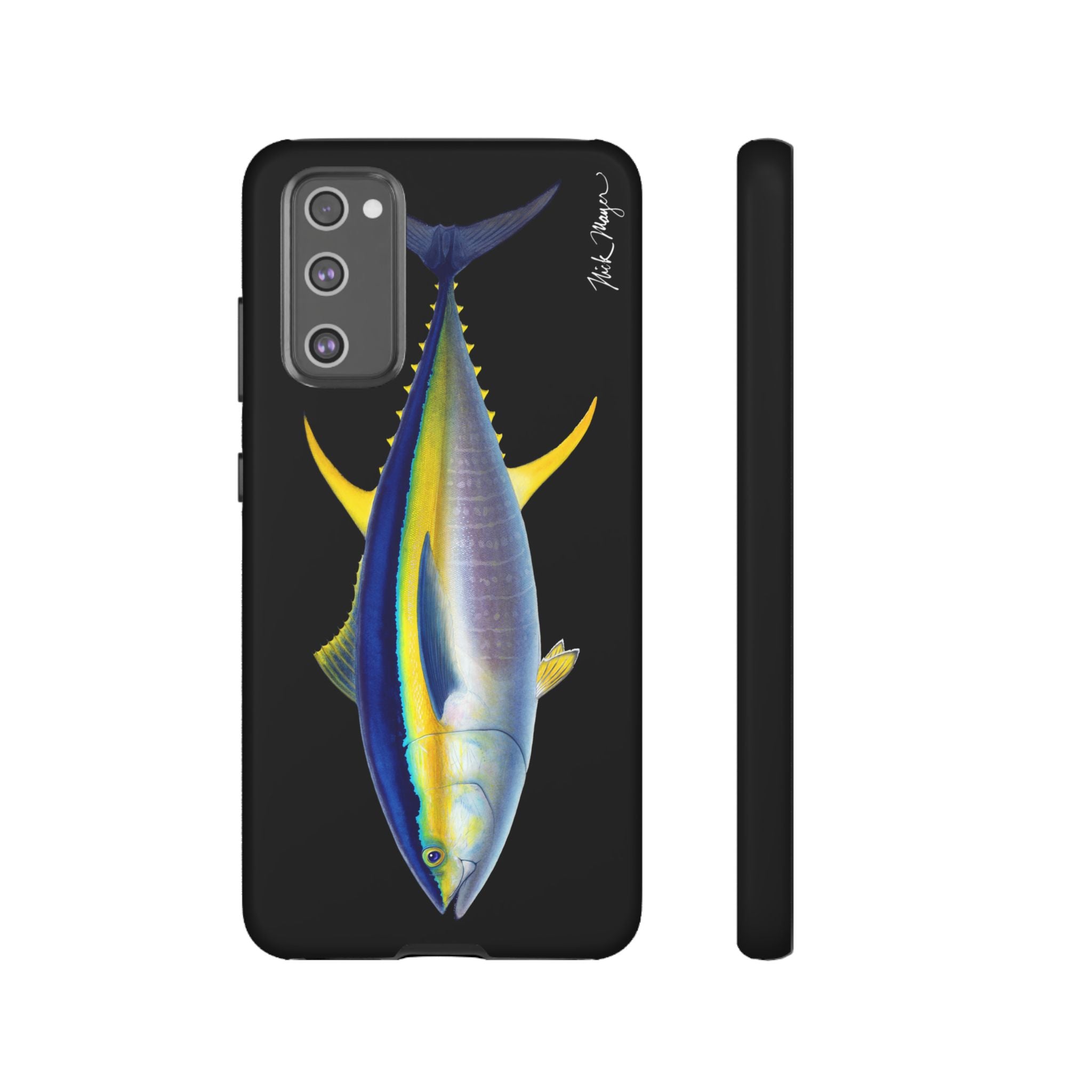 Yellowfin Tuna Black Phone Case (Samsung)