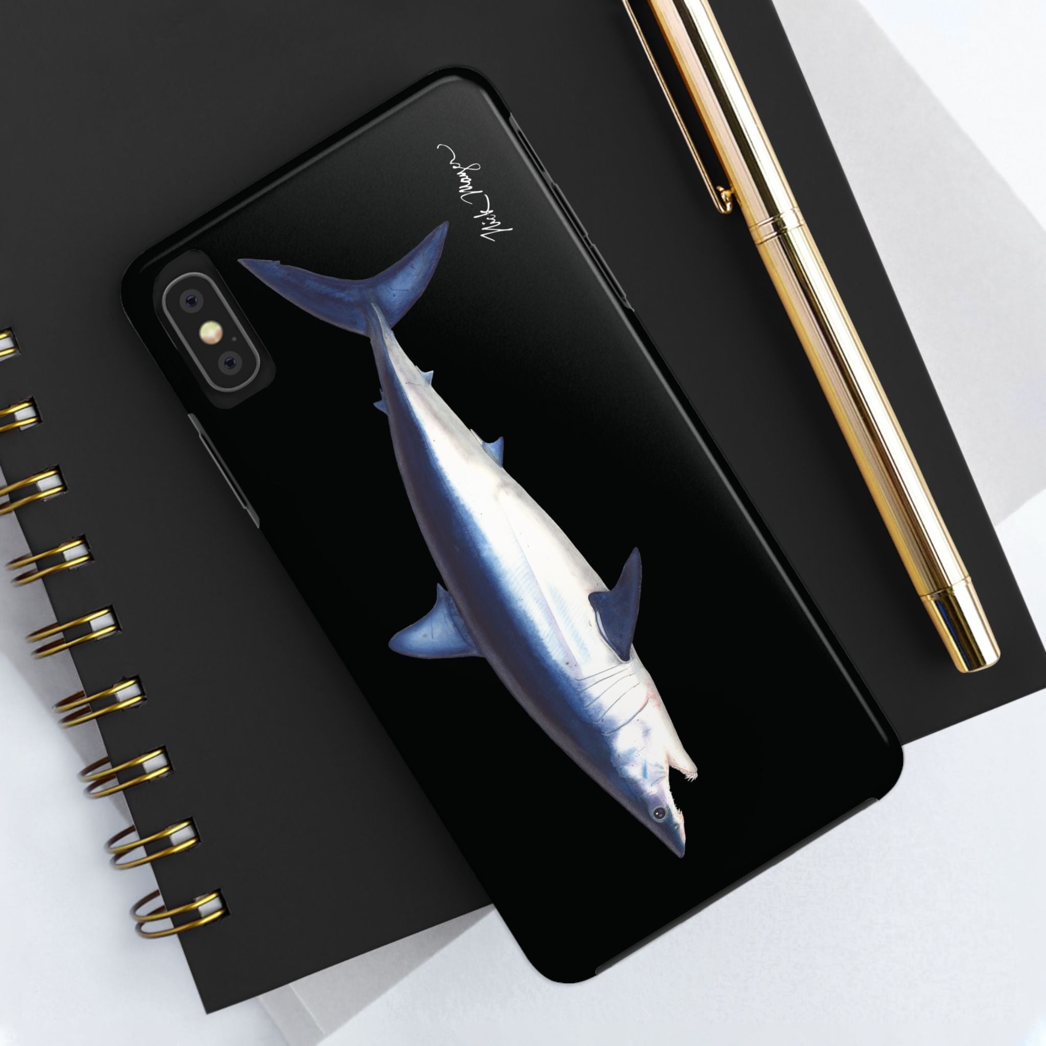 Mako Shark Black iPhone Case