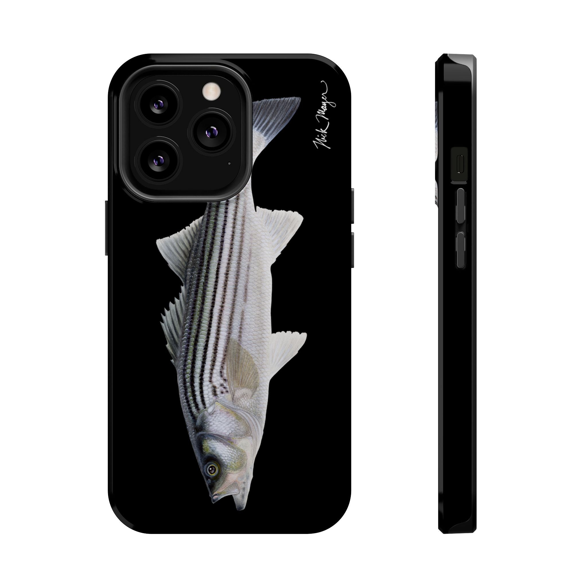 Schoolie Striper MagSafe Black iPhone Case