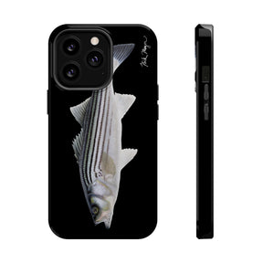 Schoolie Striper MagSafe Black iPhone Case