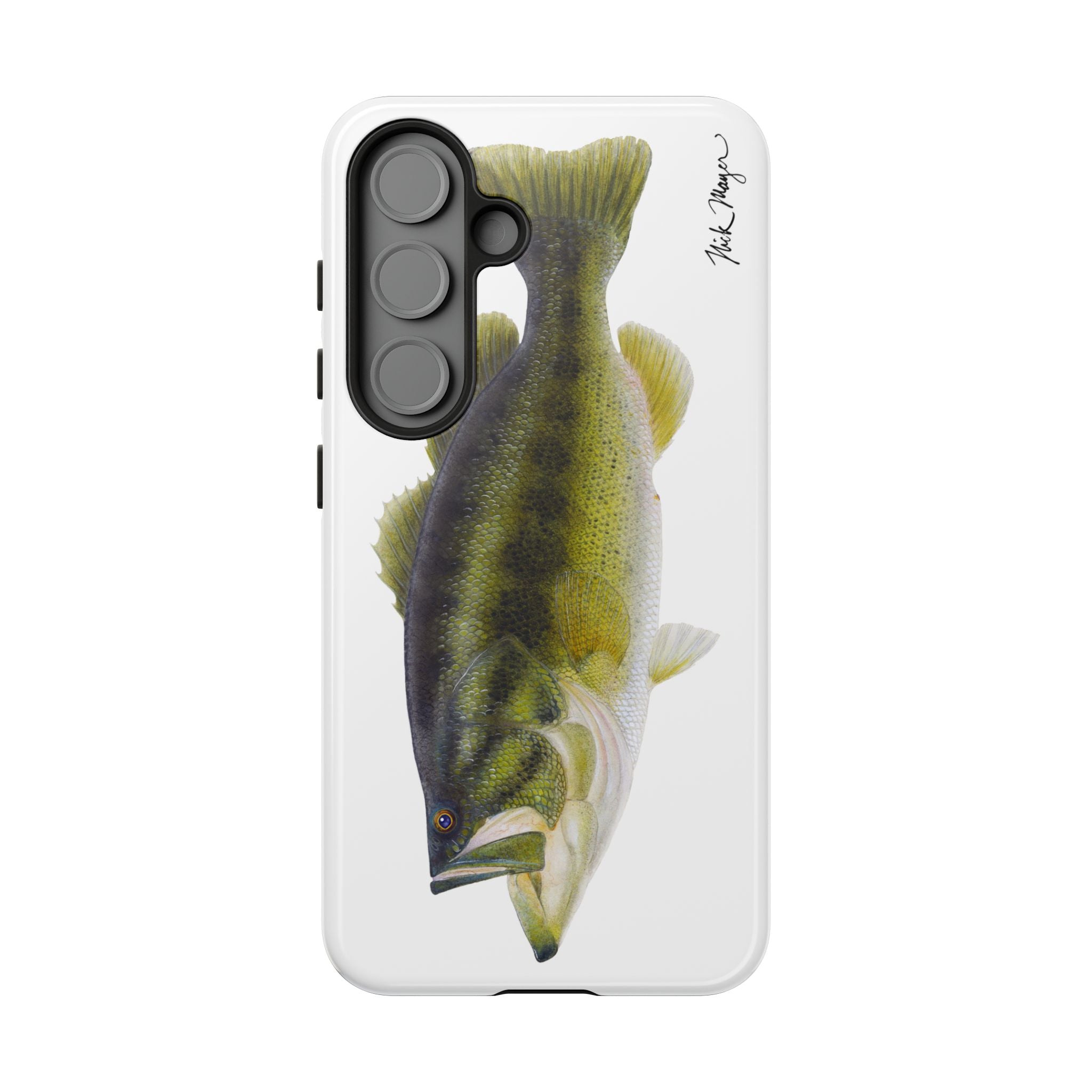 Largemouth Bass White Phone Case (Samsung)