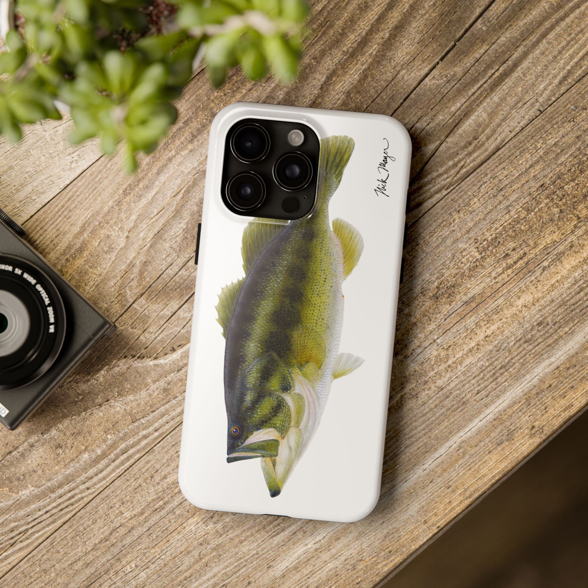 Largemouth Bass White Phone Case (iPhone)