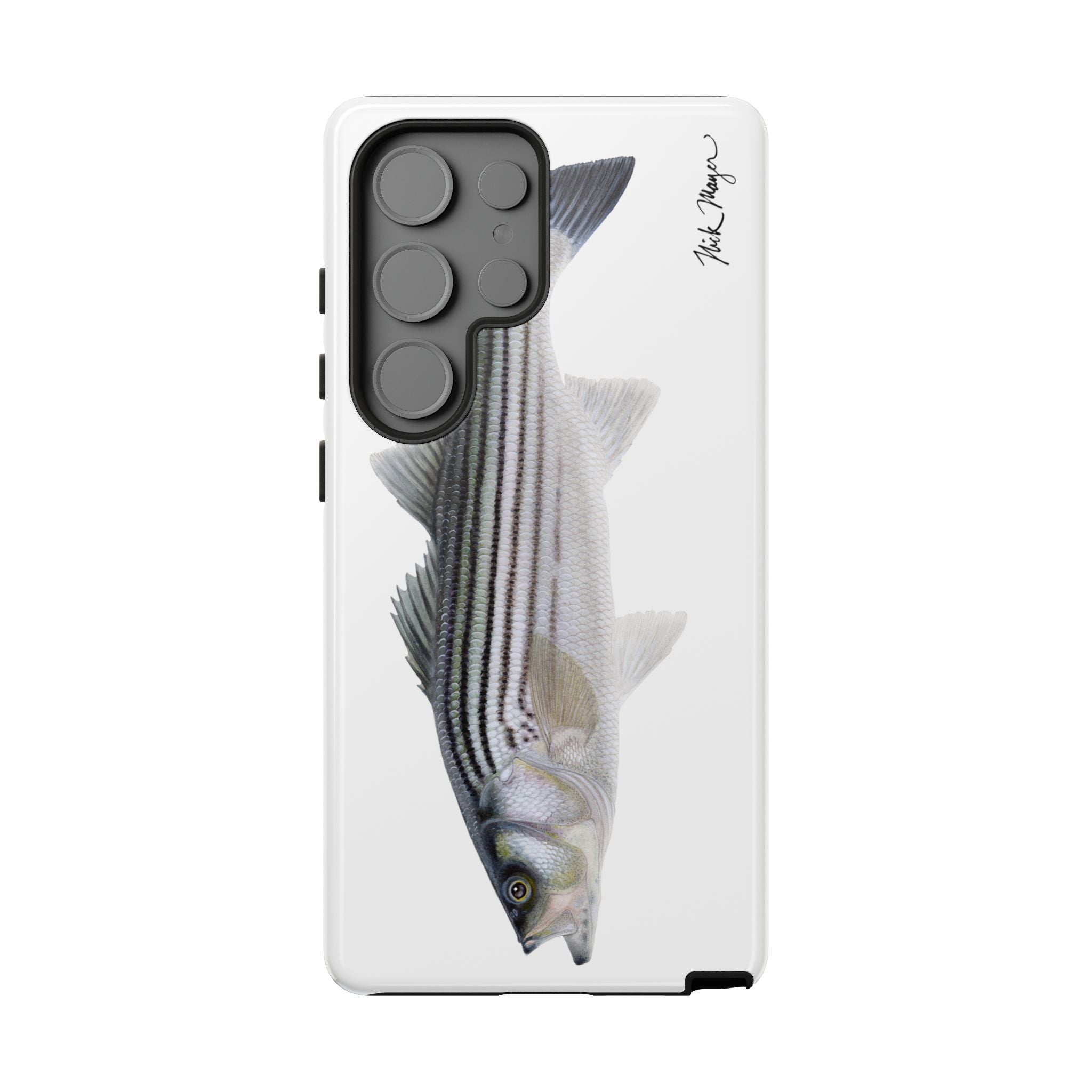 Schoolie Striper White Phone Case (Samsung)