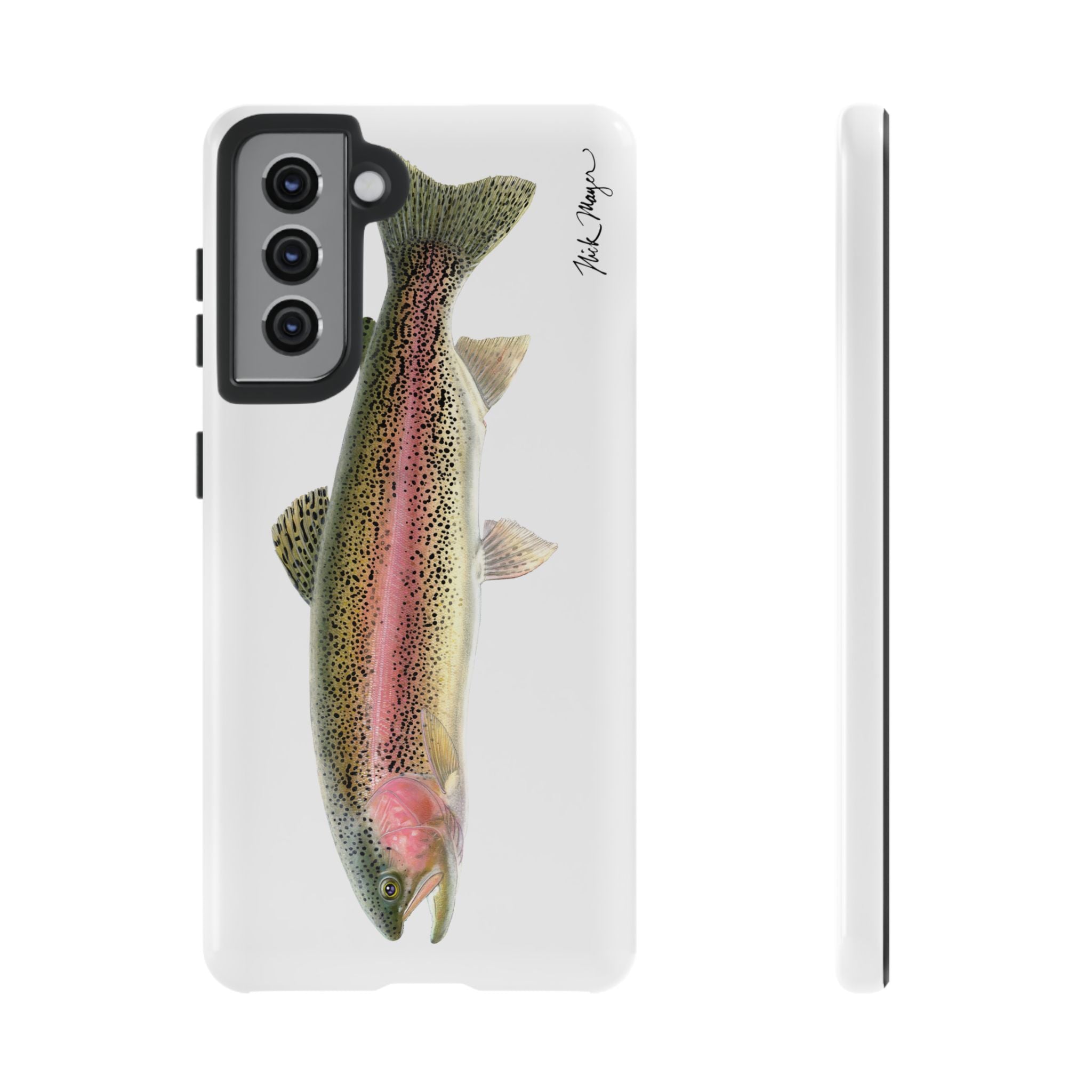 Rainbow Trout White Phone Case (Samsung)